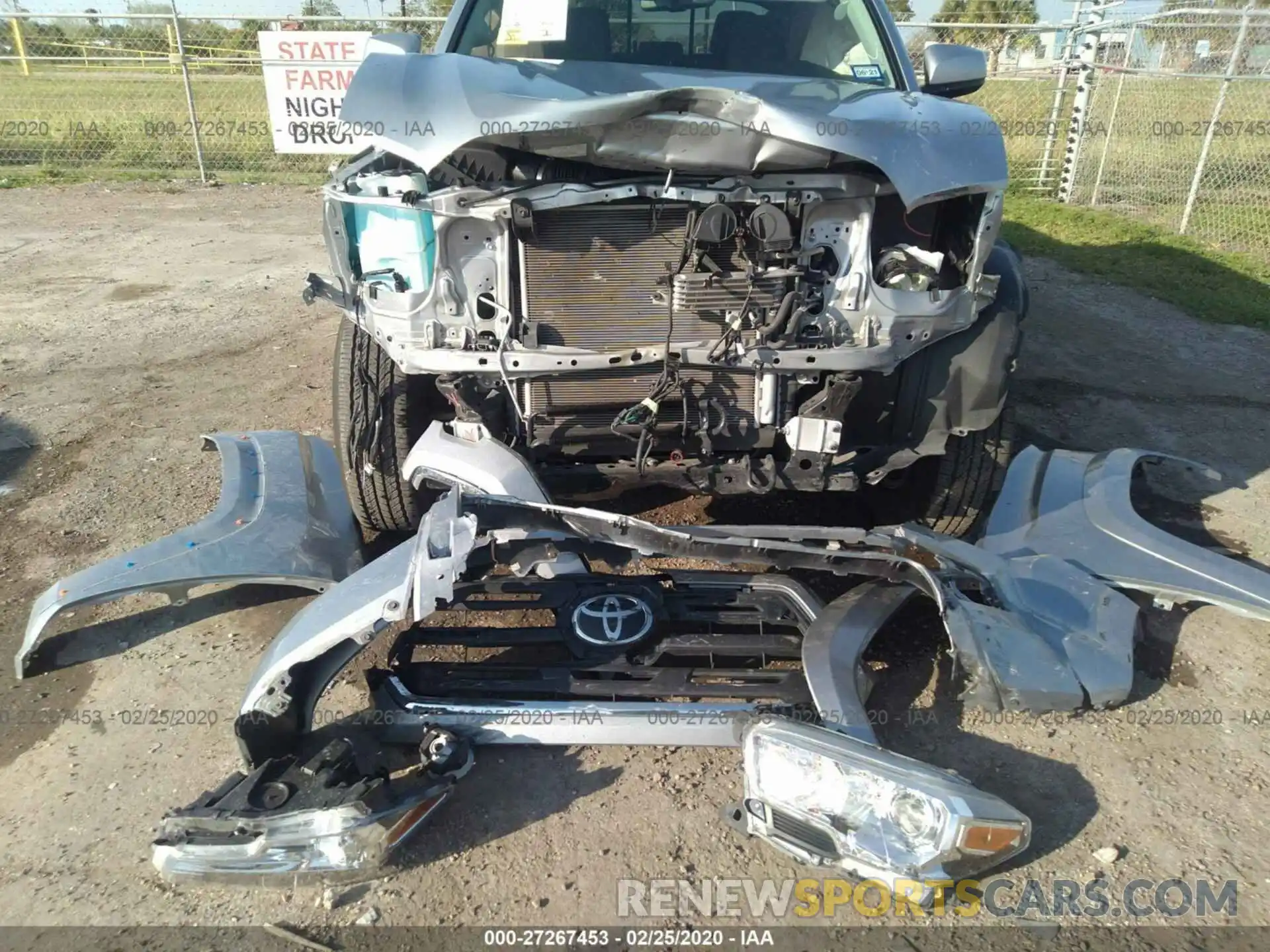 6 Photograph of a damaged car 5TFAZ5CN8KX084870 TOYOTA TACOMA 2019