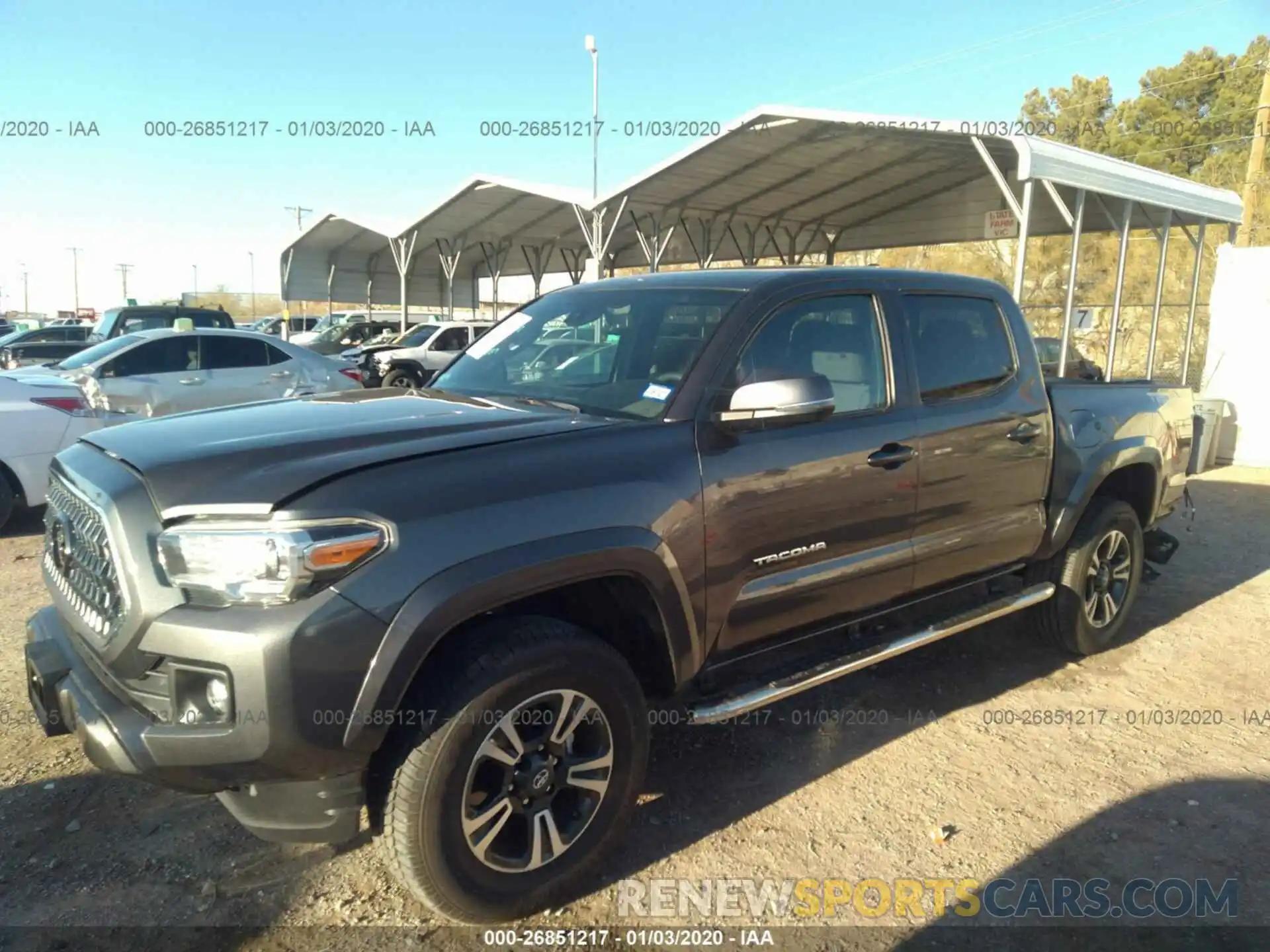 2 Фотография поврежденного автомобиля 5TFAZ5CN8KX085839 TOYOTA TACOMA 2019