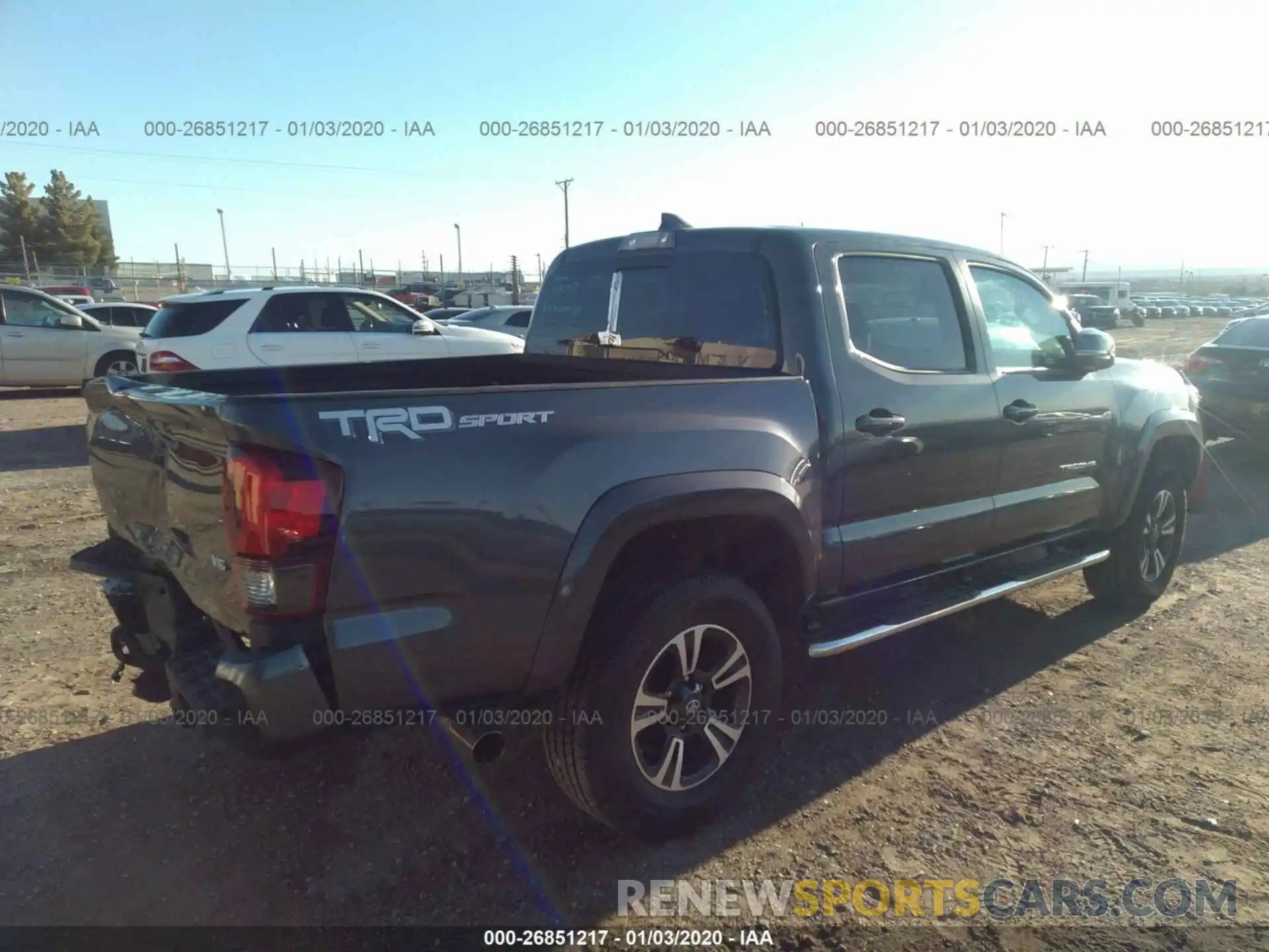 4 Photograph of a damaged car 5TFAZ5CN8KX085839 TOYOTA TACOMA 2019