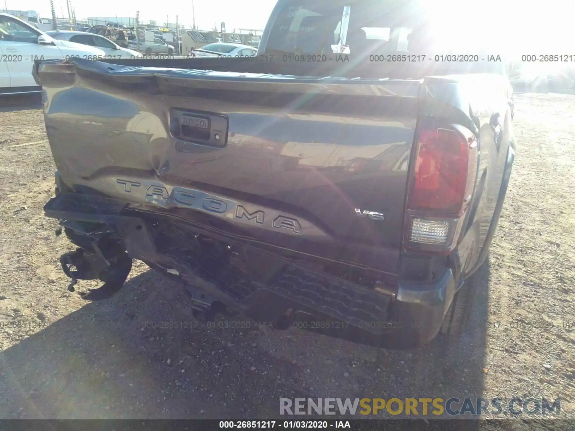 6 Photograph of a damaged car 5TFAZ5CN8KX085839 TOYOTA TACOMA 2019