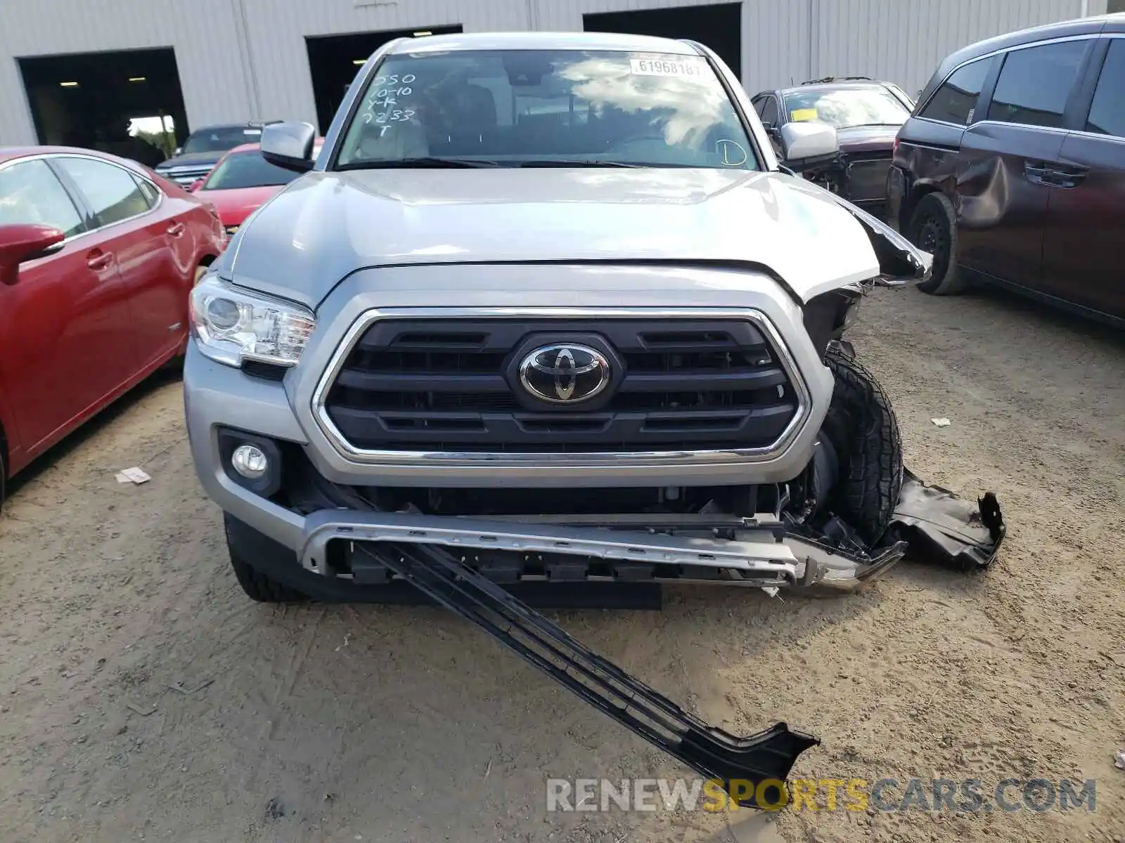 9 Photograph of a damaged car 5TFAZ5CN9KX077233 TOYOTA TACOMA 2019