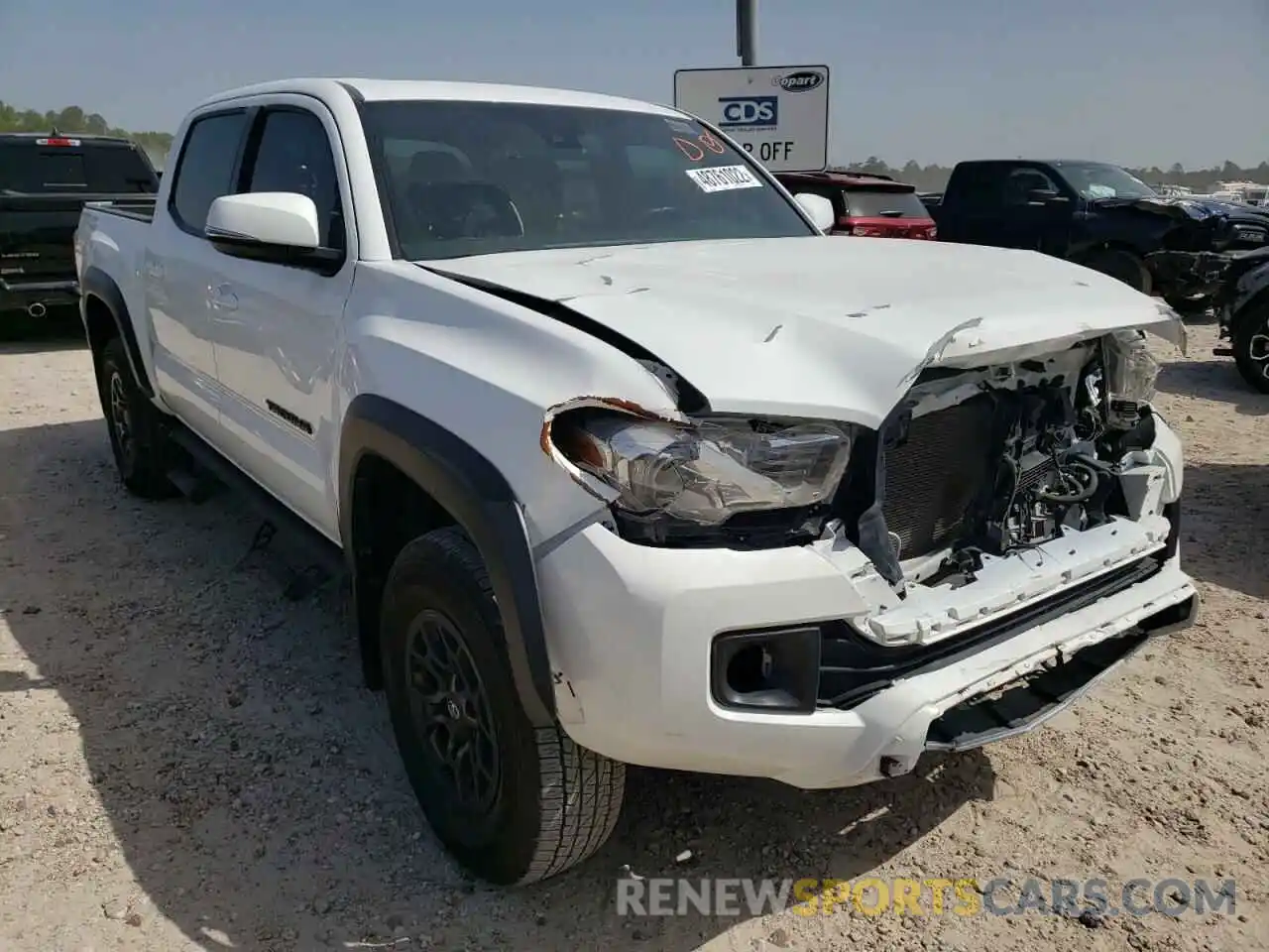 1 Photograph of a damaged car 5TFAZ5CN9KX078107 TOYOTA TACOMA 2019