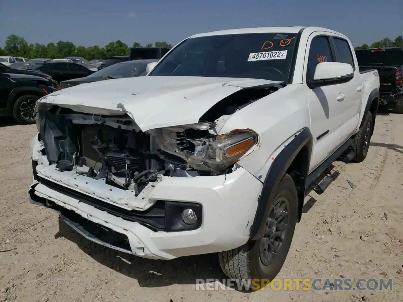 2 Photograph of a damaged car 5TFAZ5CN9KX078107 TOYOTA TACOMA 2019