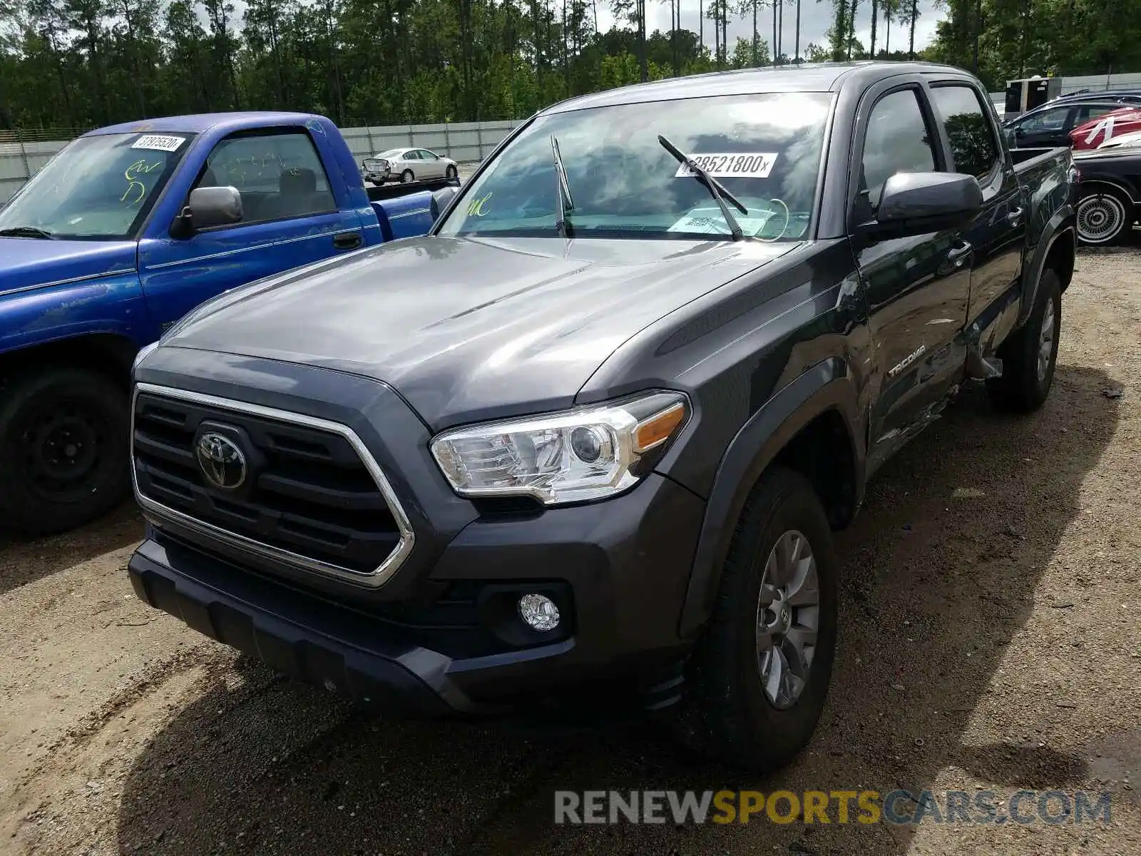 2 Photograph of a damaged car 5TFAZ5CN9KX078351 TOYOTA TACOMA 2019