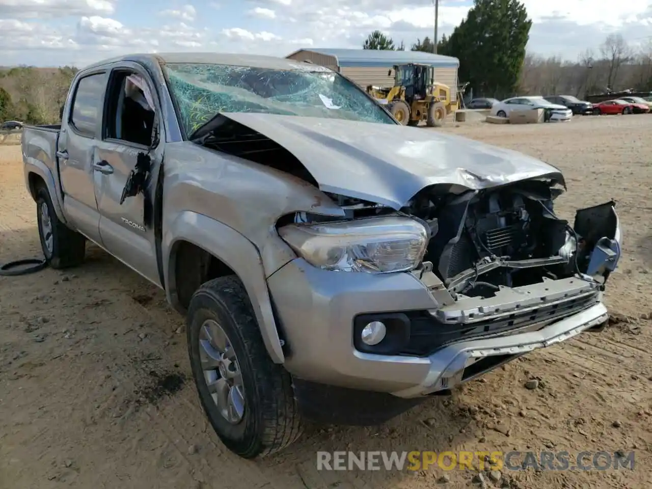 1 Photograph of a damaged car 5TFAZ5CN9KX078379 TOYOTA TACOMA 2019