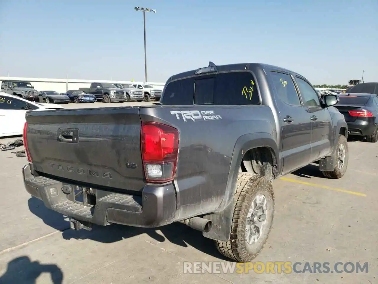 4 Photograph of a damaged car 5TFAZ5CN9KX079287 TOYOTA TACOMA 2019