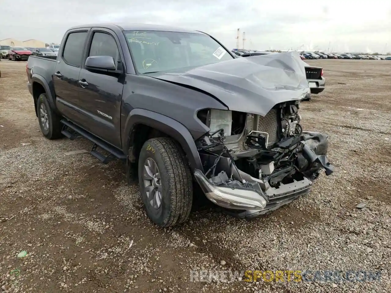 1 Photograph of a damaged car 5TFAZ5CN9KX086207 TOYOTA TACOMA 2019