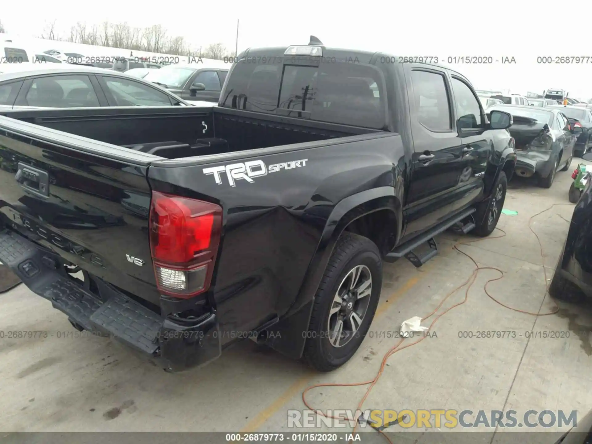 4 Photograph of a damaged car 5TFAZ5CN9KX086966 TOYOTA TACOMA 2019