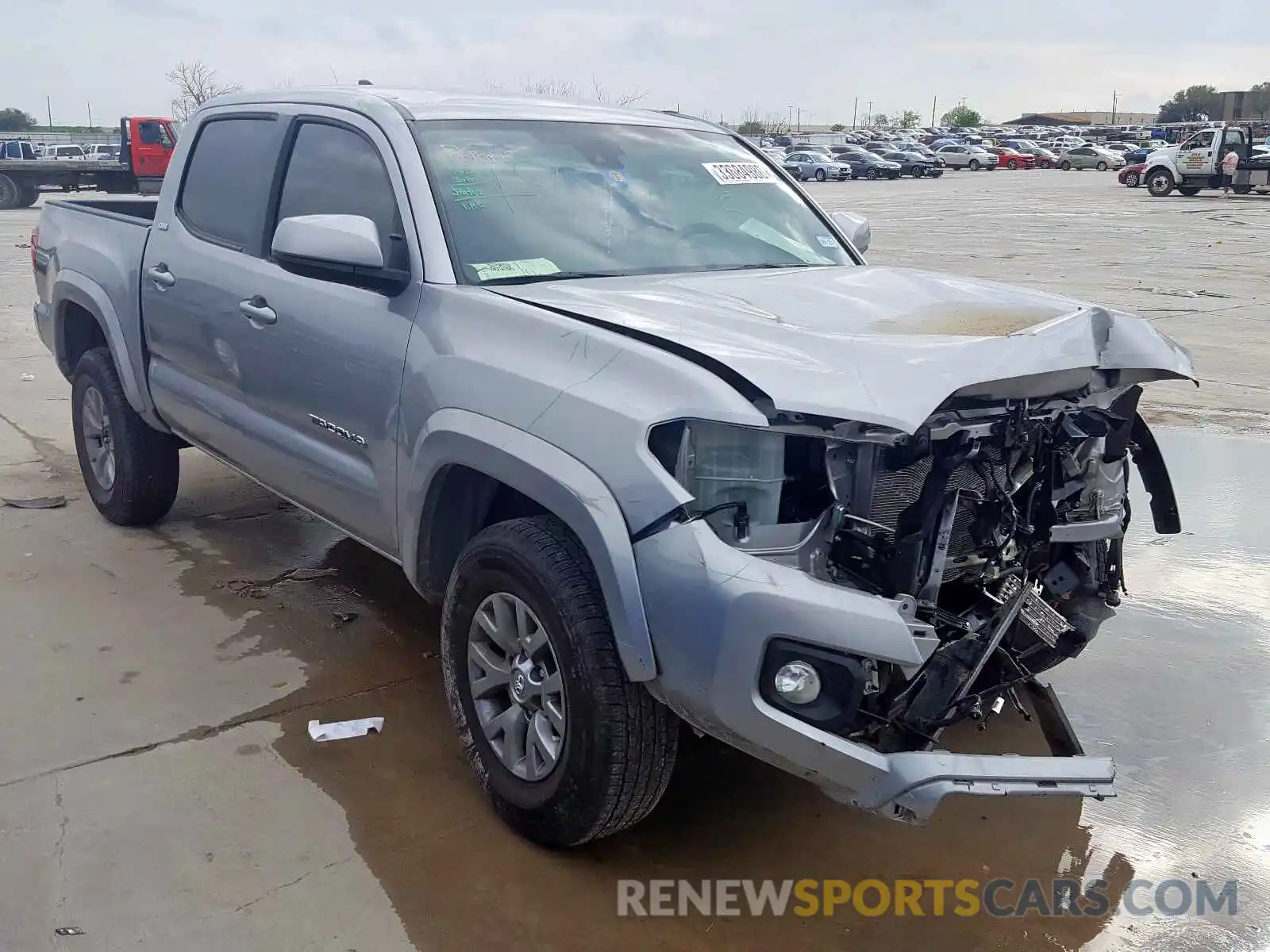 1 Photograph of a damaged car 5TFAZ5CN9KX087101 TOYOTA TACOMA 2019