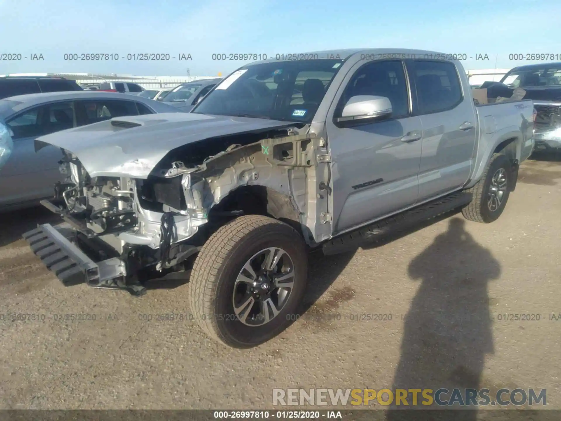 2 Photograph of a damaged car 5TFAZ5CNXKX085549 TOYOTA TACOMA 2019