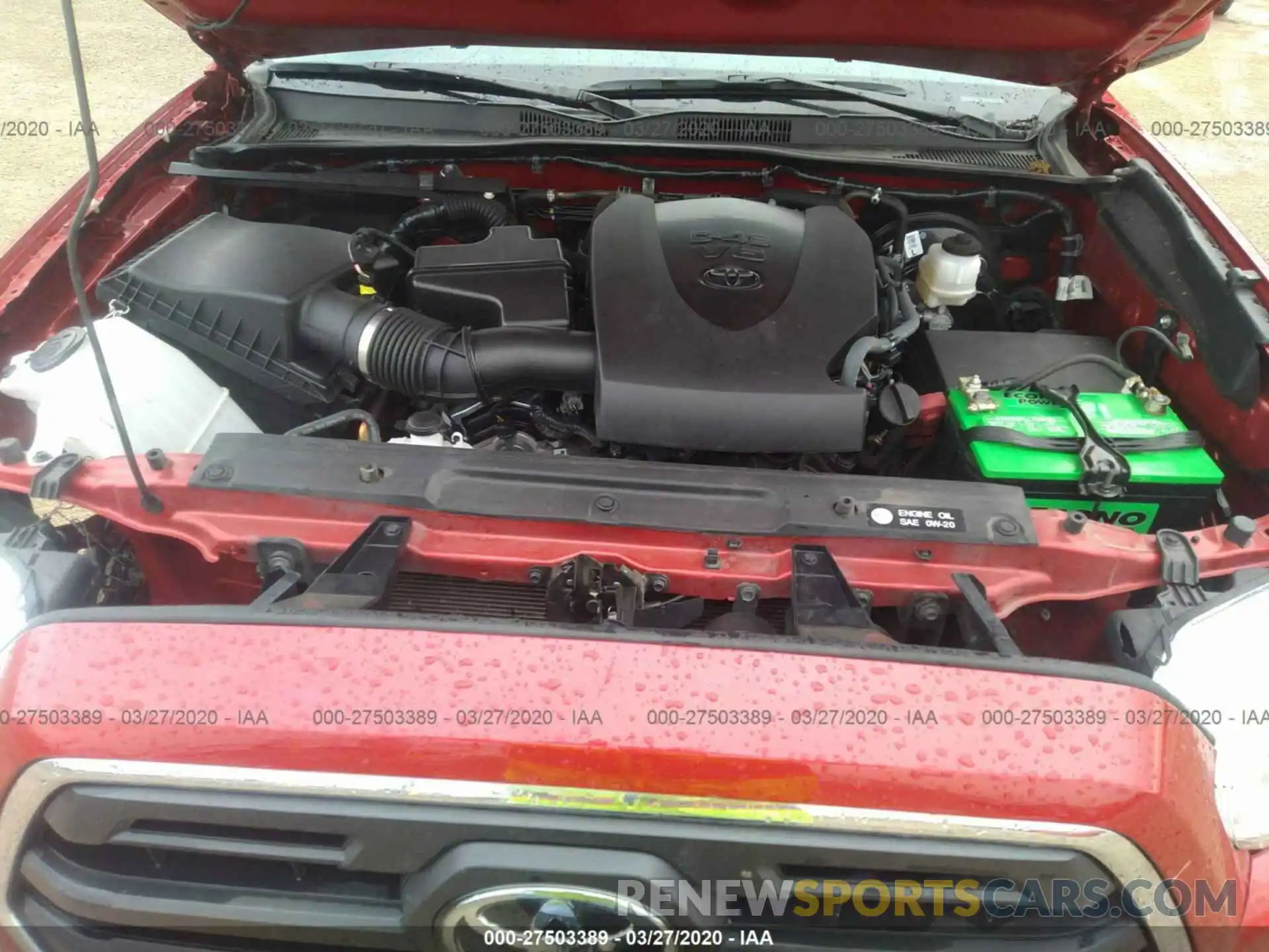 10 Photograph of a damaged car 5TFBZ5DN1KX004604 TOYOTA TACOMA 2019