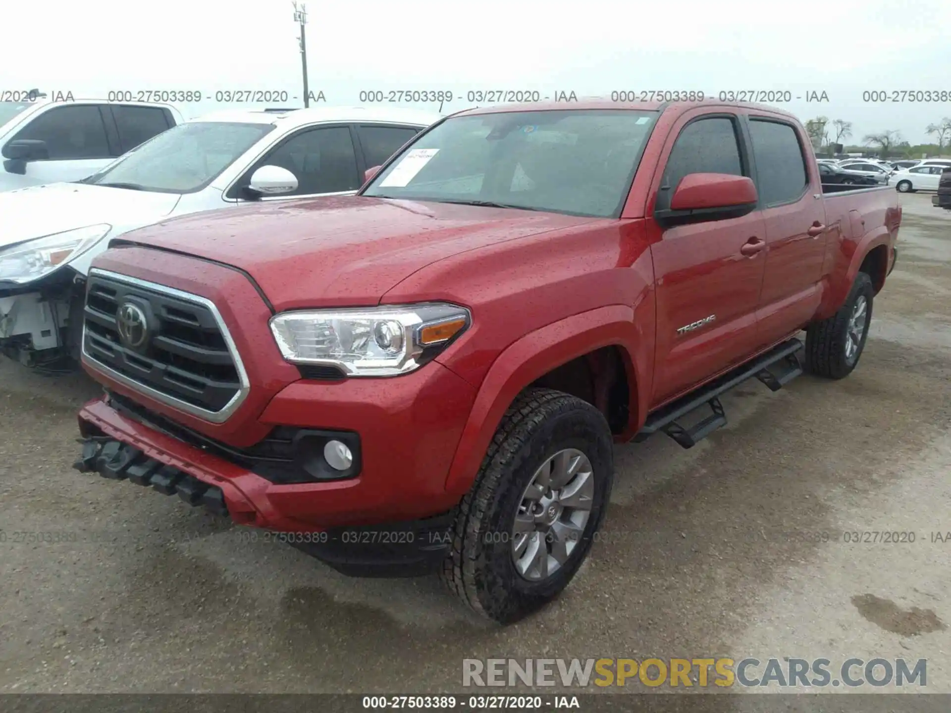 2 Photograph of a damaged car 5TFBZ5DN1KX004604 TOYOTA TACOMA 2019