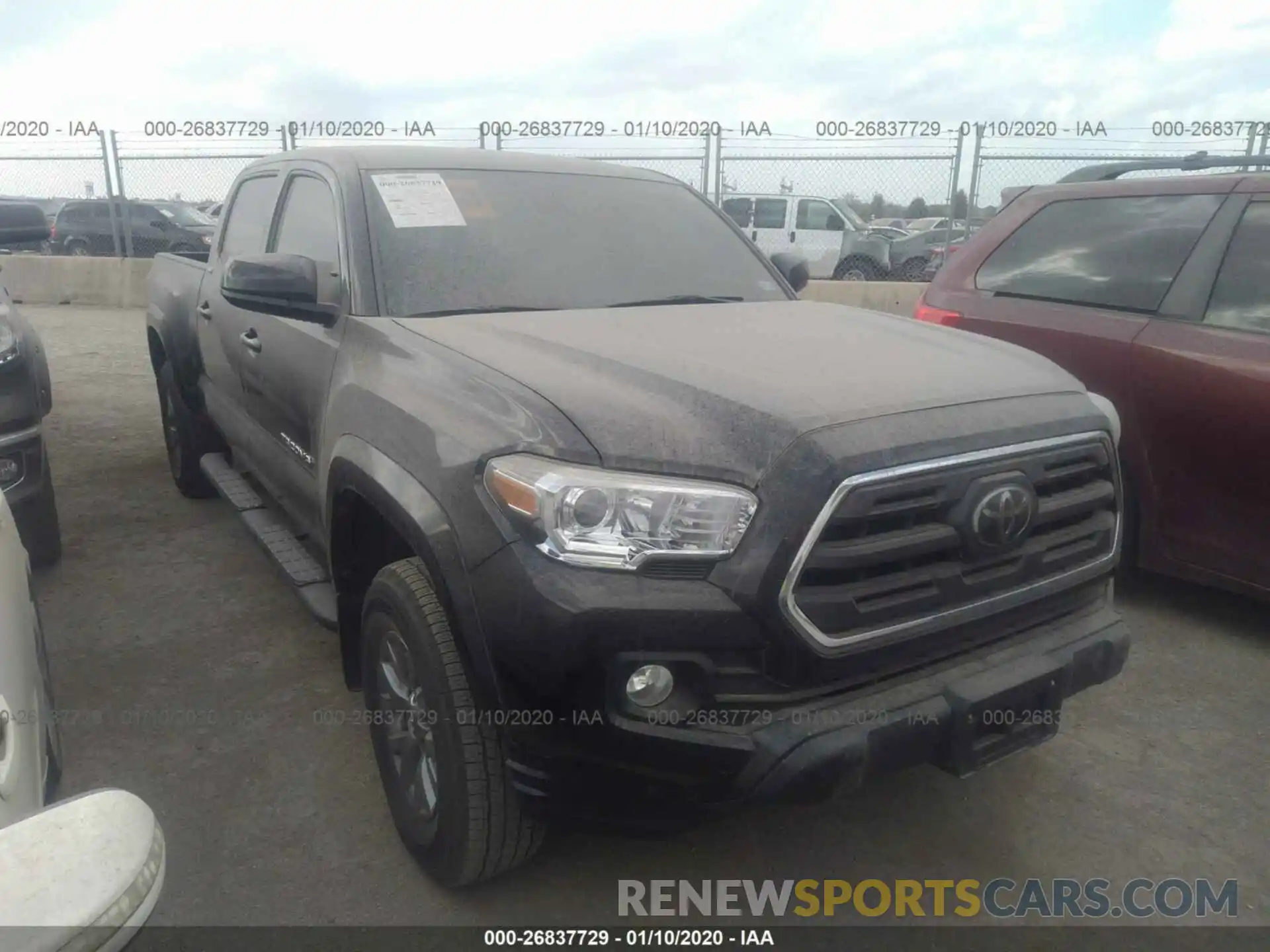 1 Photograph of a damaged car 5TFBZ5DN6KX004839 TOYOTA TACOMA 2019