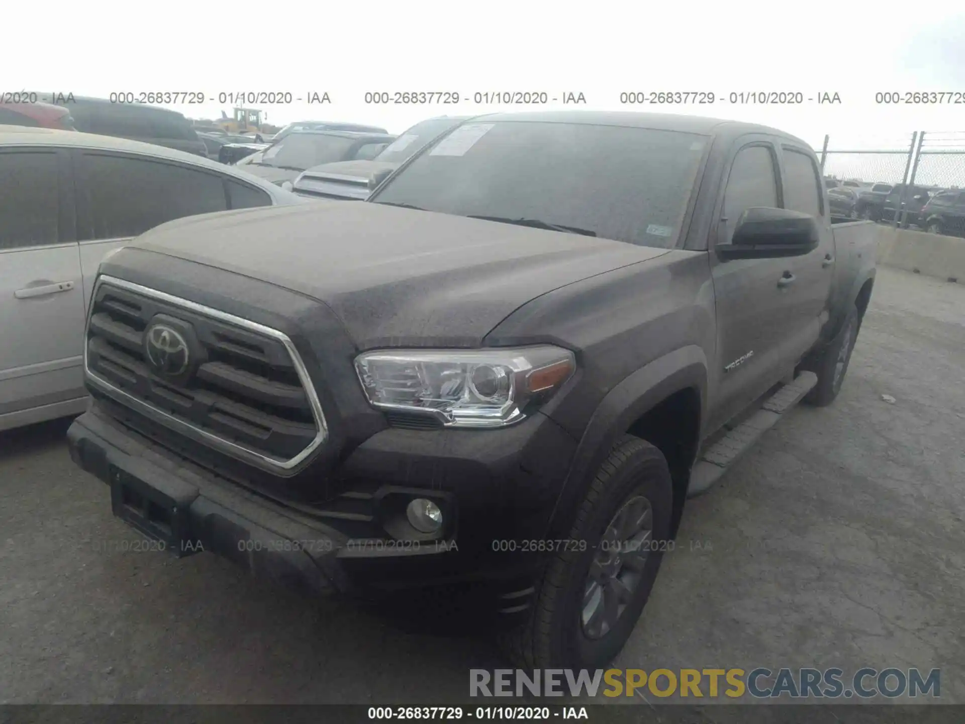 2 Photograph of a damaged car 5TFBZ5DN6KX004839 TOYOTA TACOMA 2019