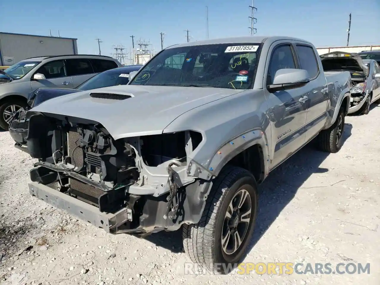 2 Photograph of a damaged car 5TFBZ5DN9KX004771 TOYOTA TACOMA 2019