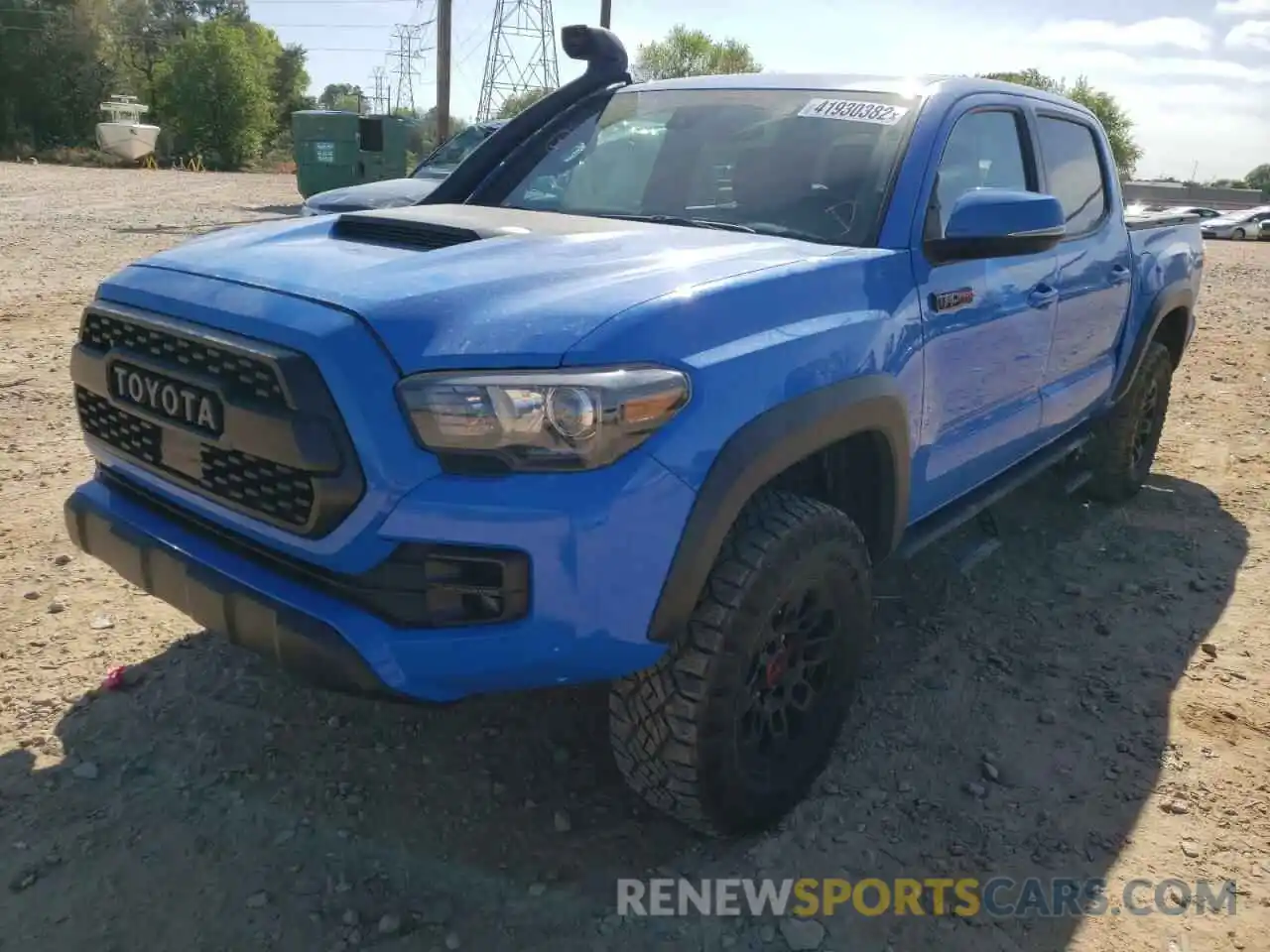 2 Photograph of a damaged car 5TFCZ5AN0KX167981 TOYOTA TACOMA 2019