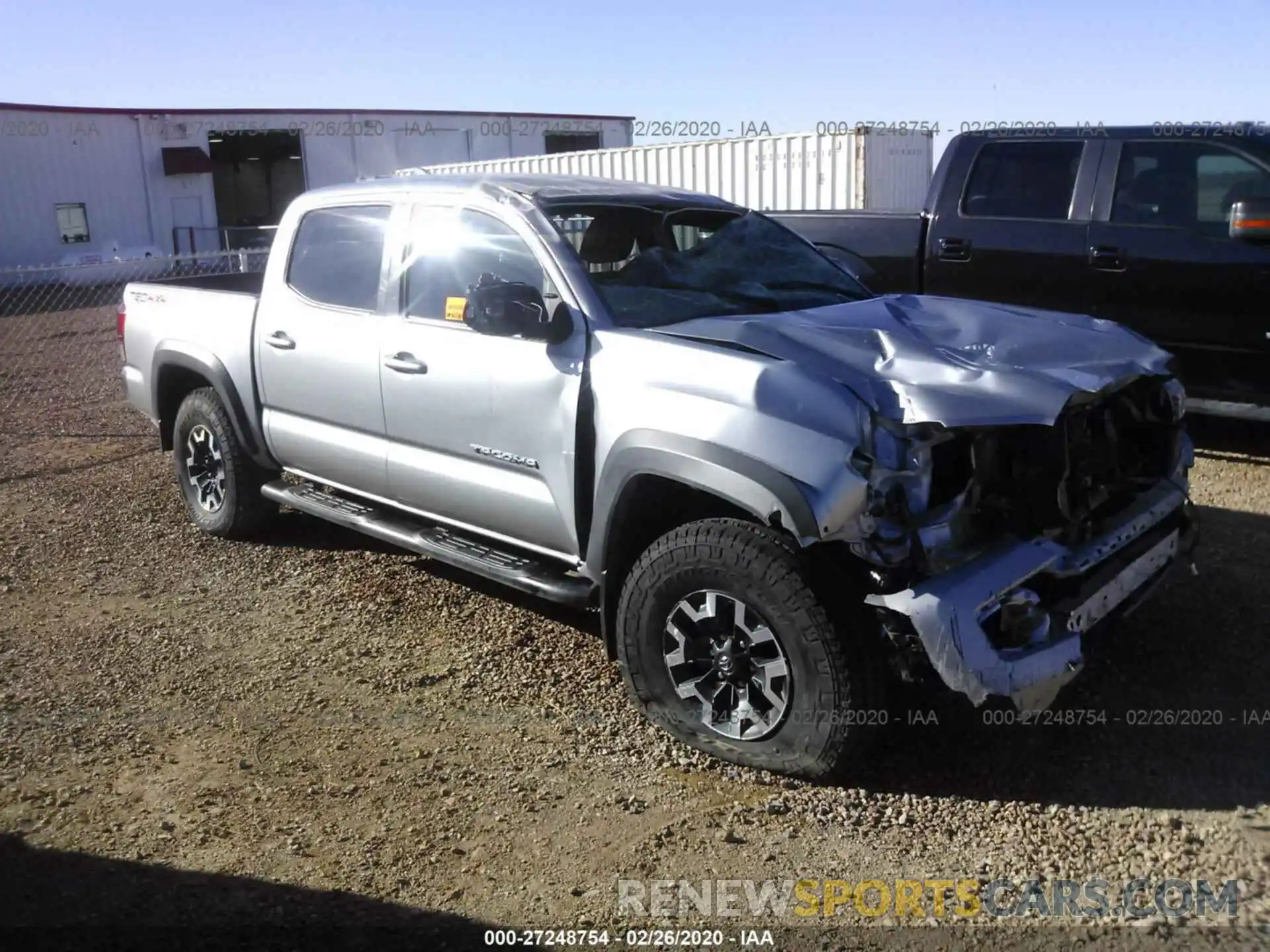 1 Photograph of a damaged car 5TFCZ5AN0KX171187 TOYOTA TACOMA 2019