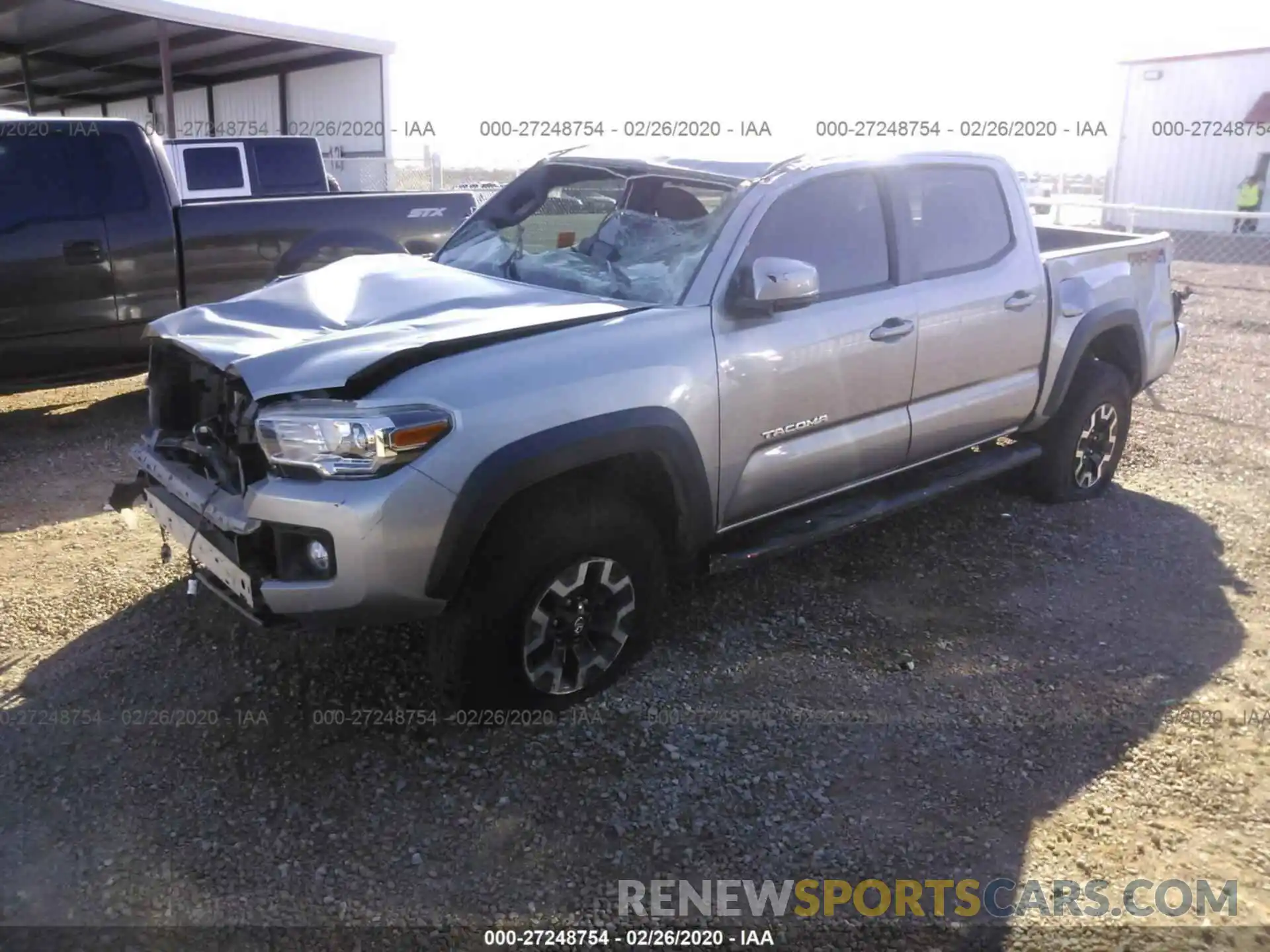 2 Photograph of a damaged car 5TFCZ5AN0KX171187 TOYOTA TACOMA 2019