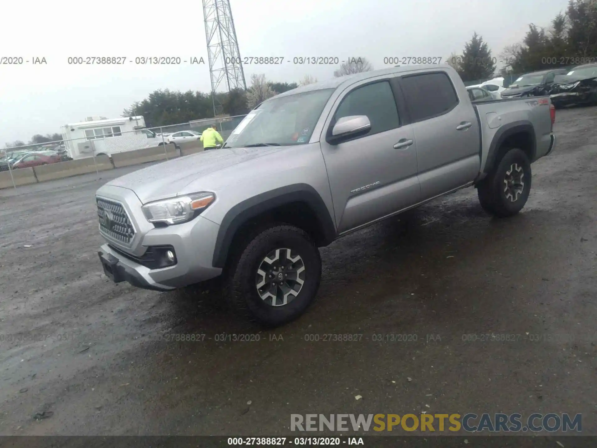 2 Photograph of a damaged car 5TFCZ5AN0KX174350 TOYOTA TACOMA 2019