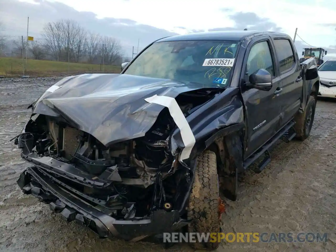 2 Photograph of a damaged car 5TFCZ5AN0KX178124 TOYOTA TACOMA 2019