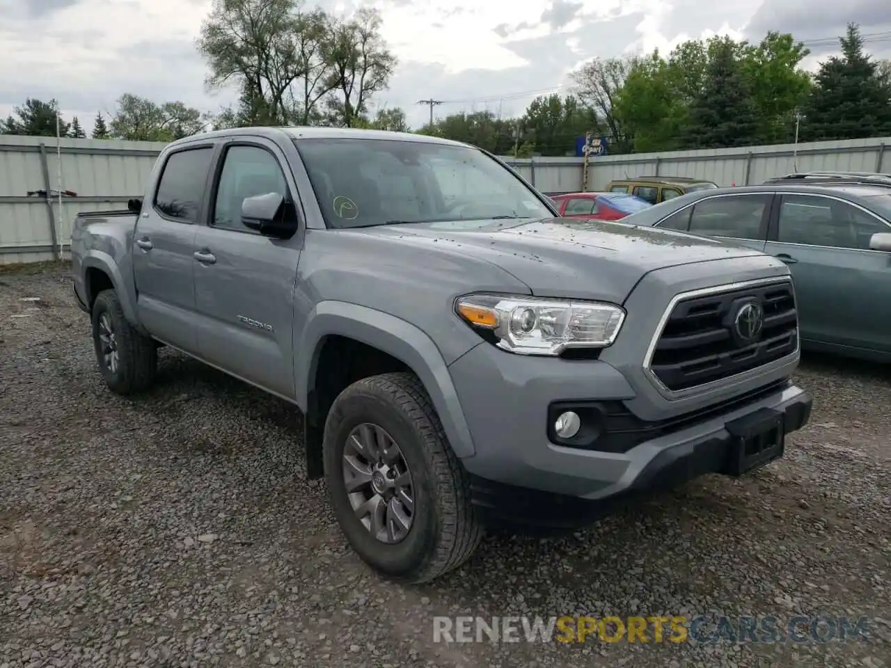 1 Photograph of a damaged car 5TFCZ5AN0KX180813 TOYOTA TACOMA 2019