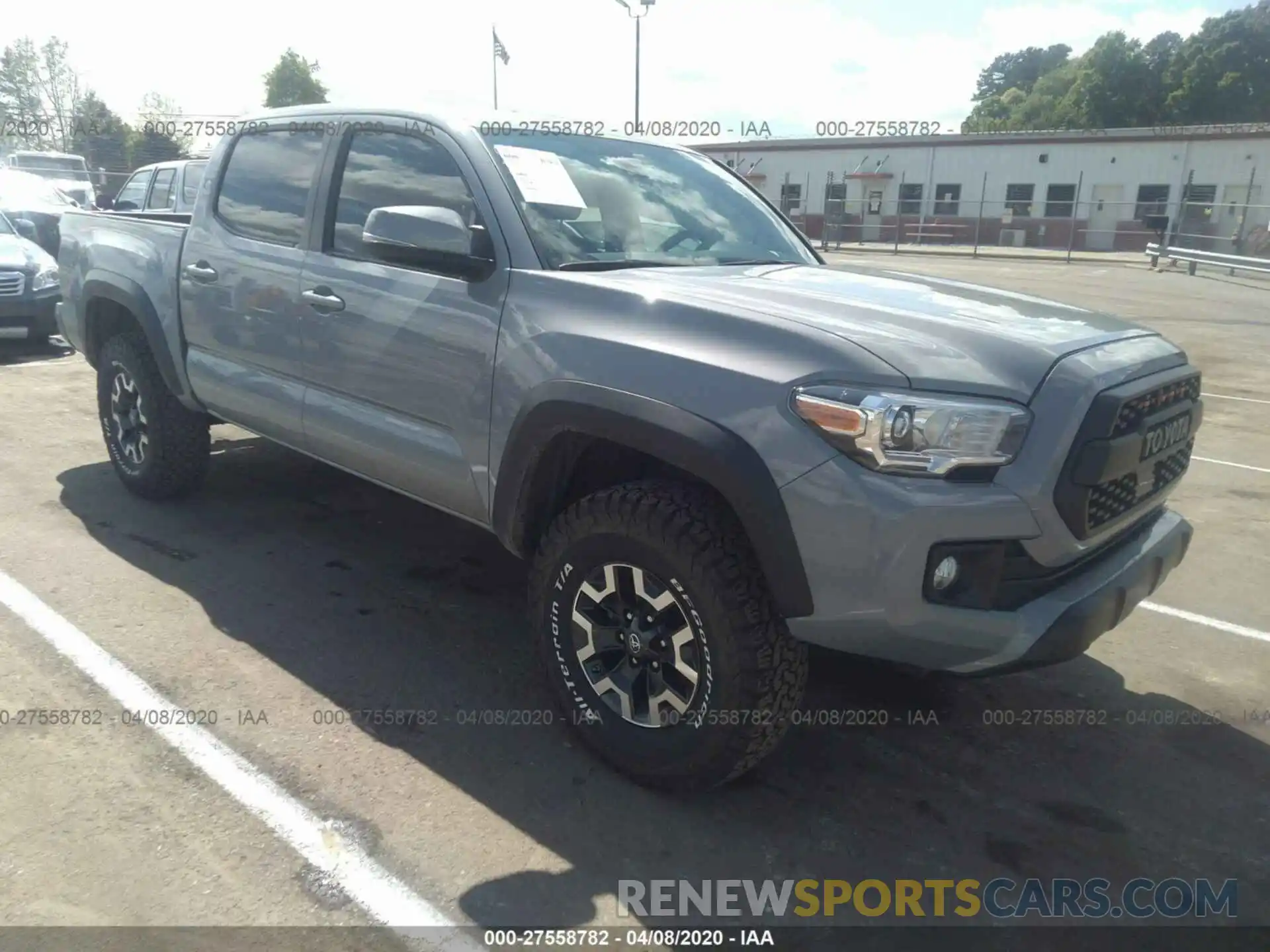 1 Photograph of a damaged car 5TFCZ5AN0KX188054 TOYOTA TACOMA 2019