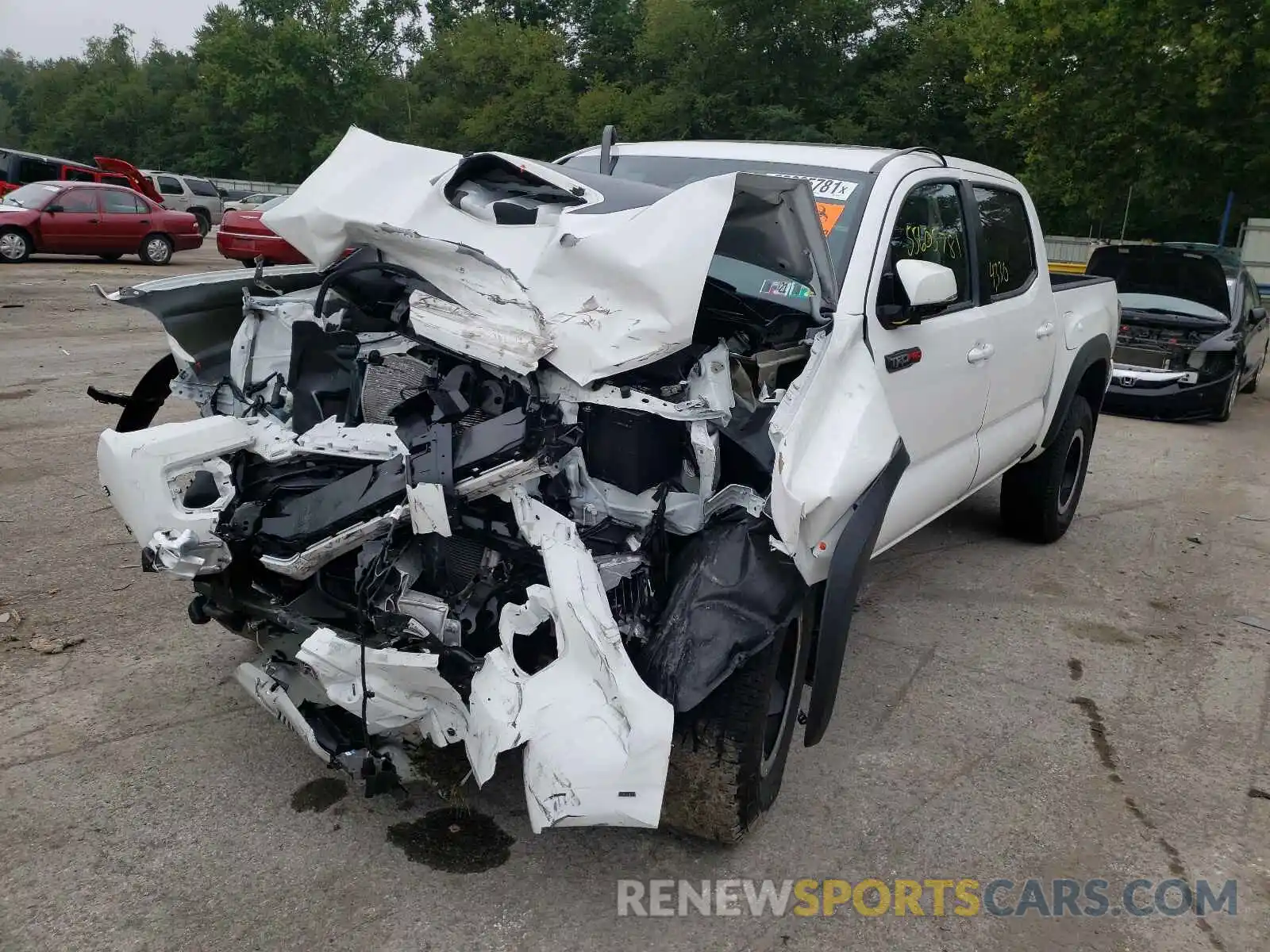 2 Photograph of a damaged car 5TFCZ5AN0KX188197 TOYOTA TACOMA 2019