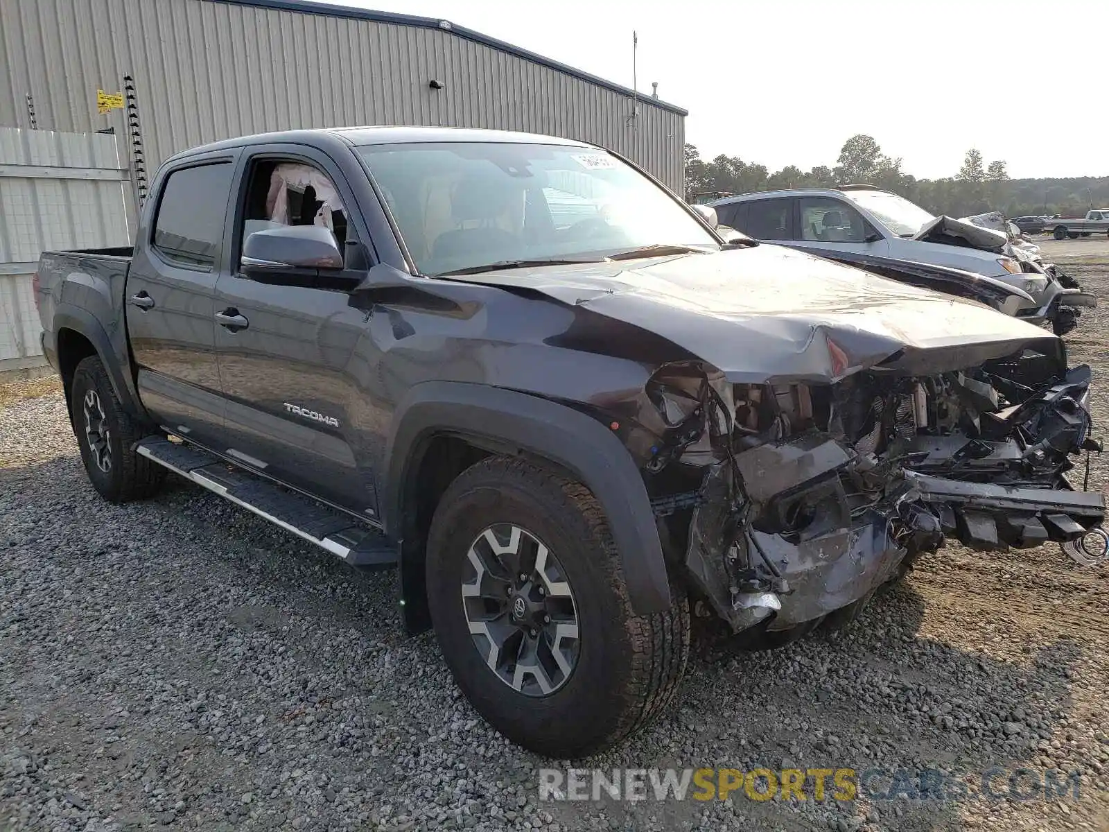 1 Photograph of a damaged car 5TFCZ5AN0KX188426 TOYOTA TACOMA 2019