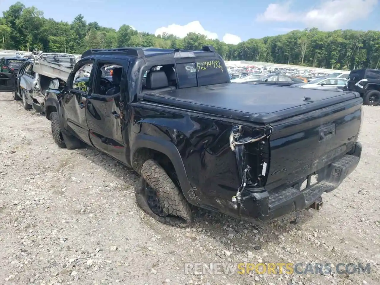 3 Photograph of a damaged car 5TFCZ5AN0KX194405 TOYOTA TACOMA 2019