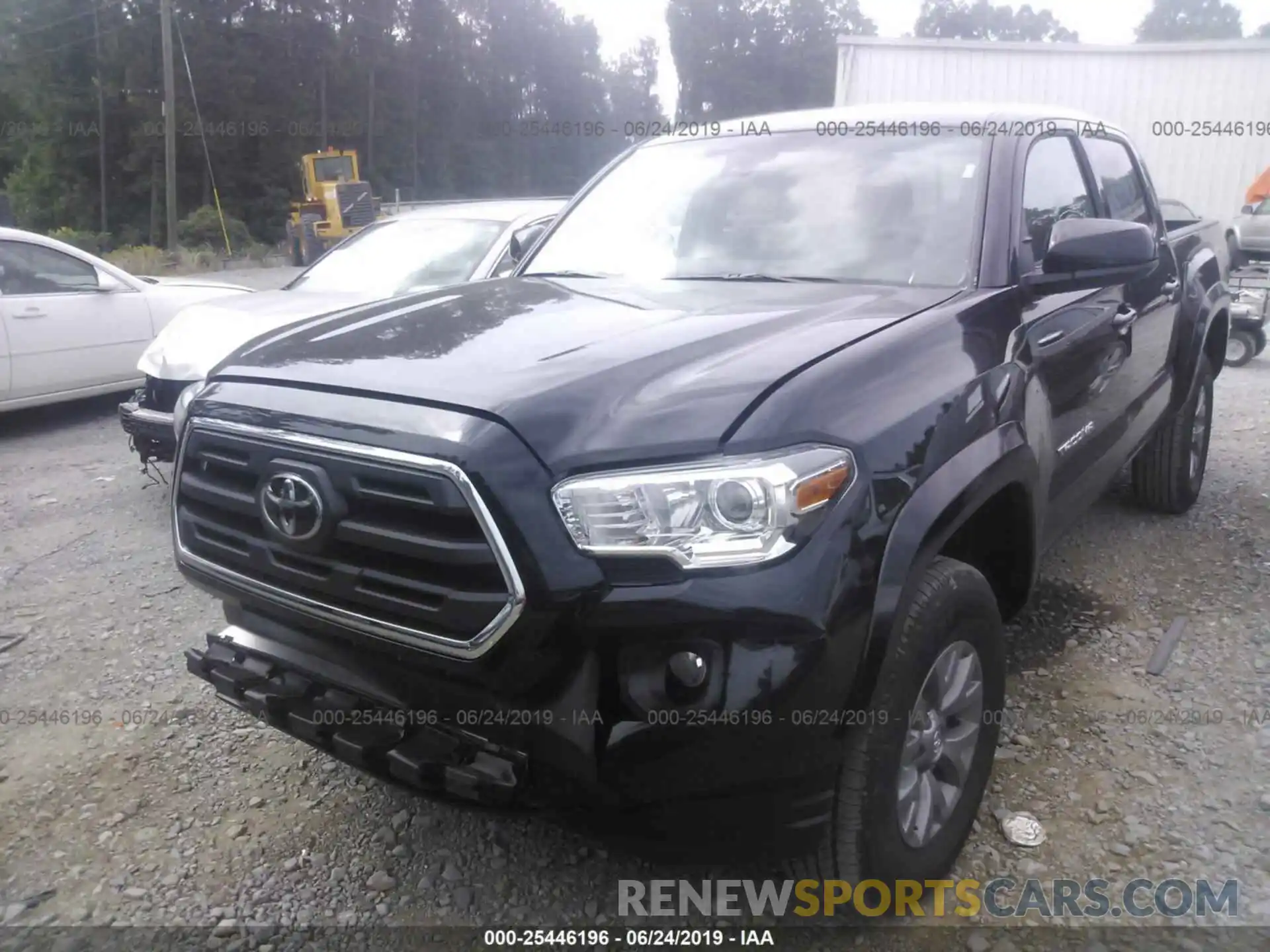 2 Photograph of a damaged car 5TFCZ5AN0KX195540 TOYOTA TACOMA 2019