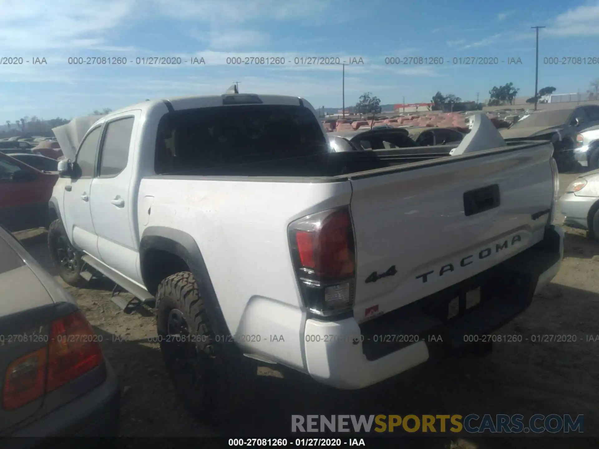 3 Photograph of a damaged car 5TFCZ5AN0KX205838 TOYOTA TACOMA 2019