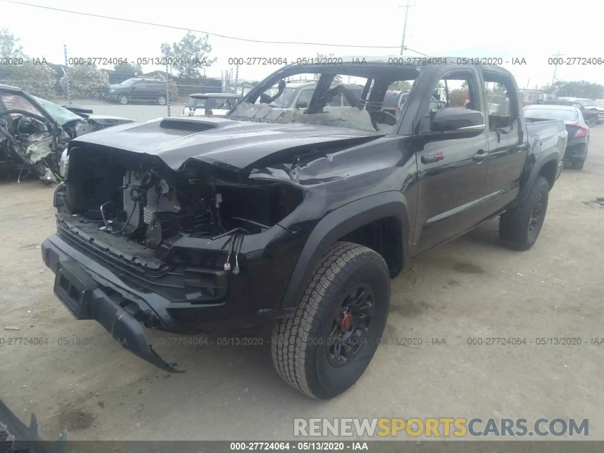 2 Фотография поврежденного автомобиля 5TFCZ5AN0KX212014 TOYOTA TACOMA 2019