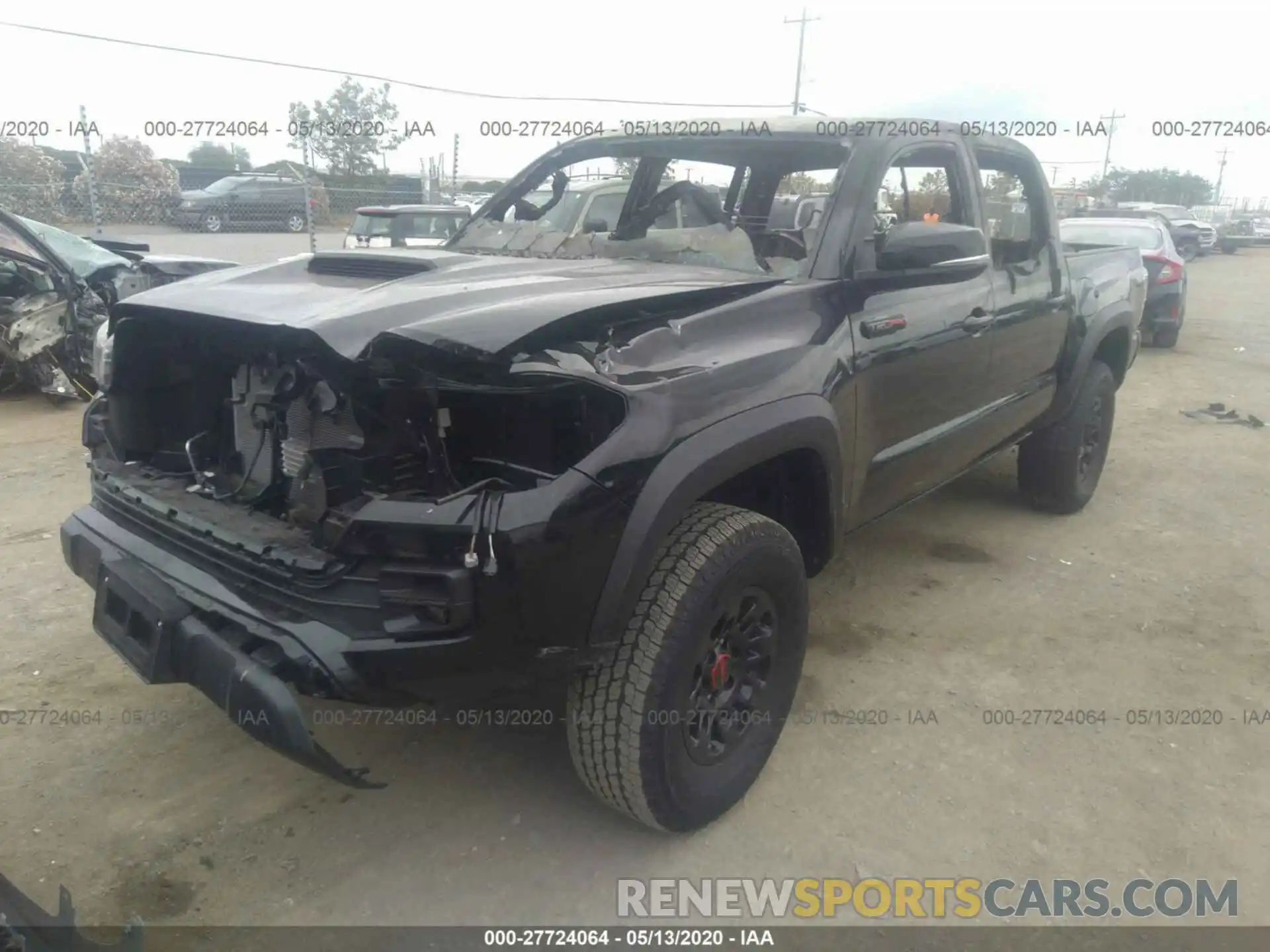 6 Фотография поврежденного автомобиля 5TFCZ5AN0KX212014 TOYOTA TACOMA 2019