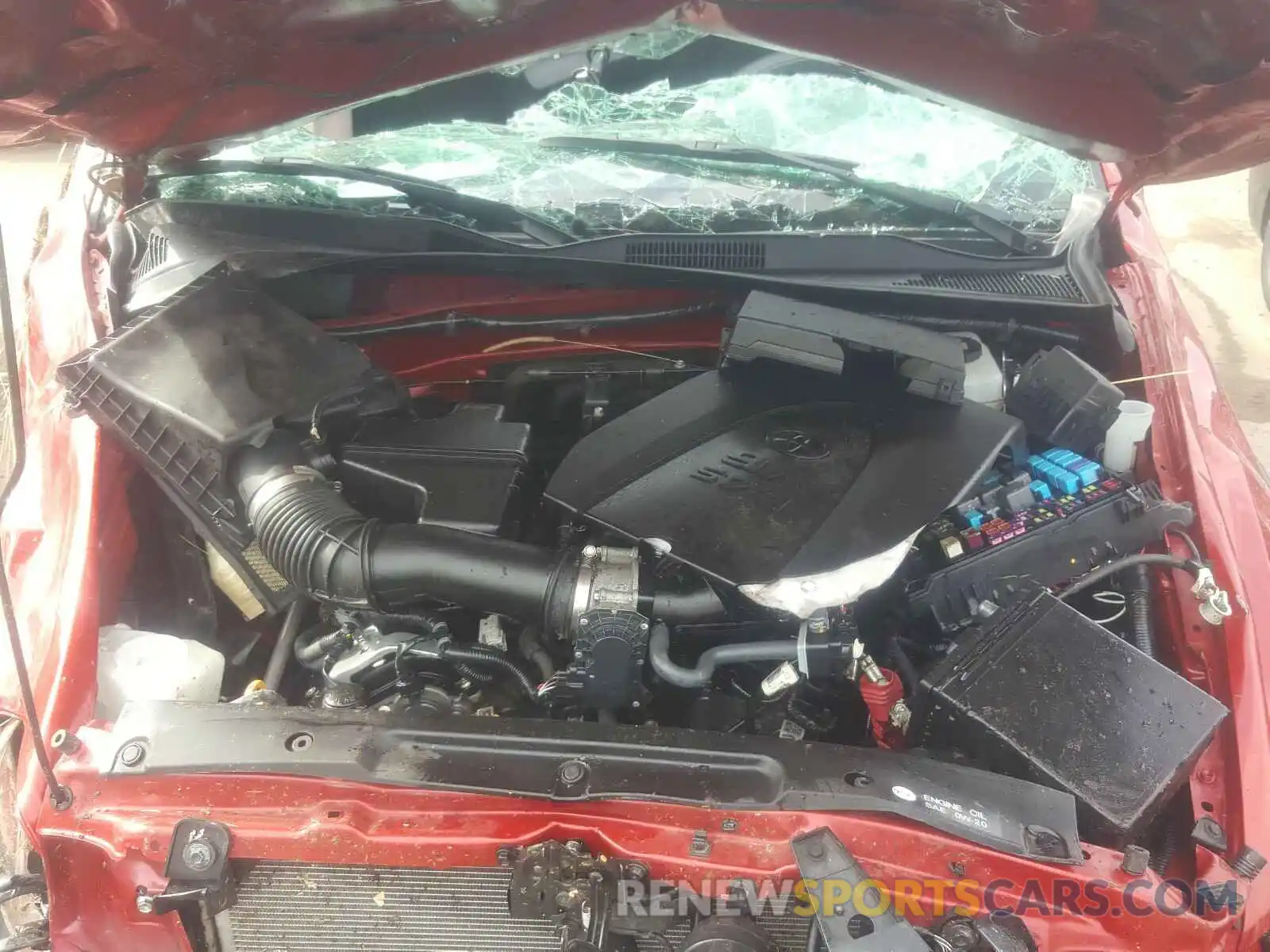 7 Photograph of a damaged car 5TFCZ5AN1KX166936 TOYOTA TACOMA 2019