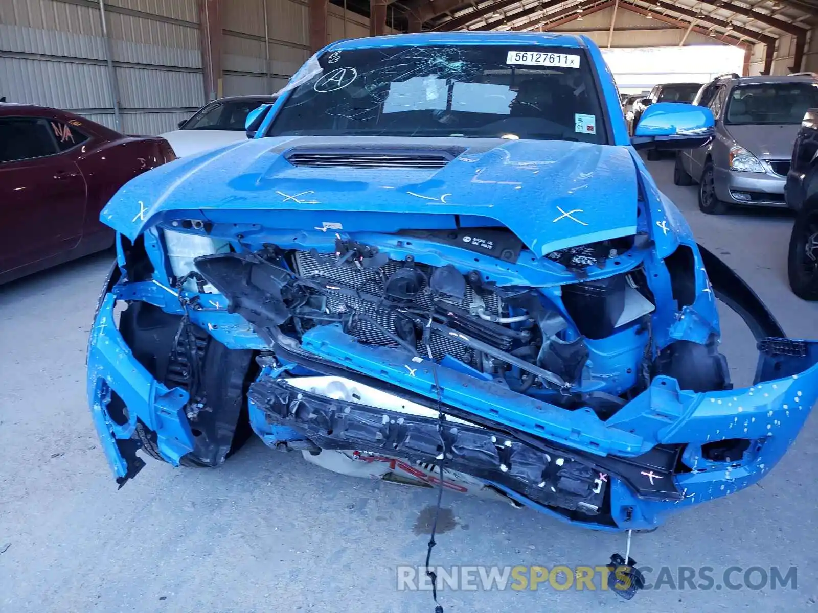 9 Photograph of a damaged car 5TFCZ5AN1KX168198 TOYOTA TACOMA 2019