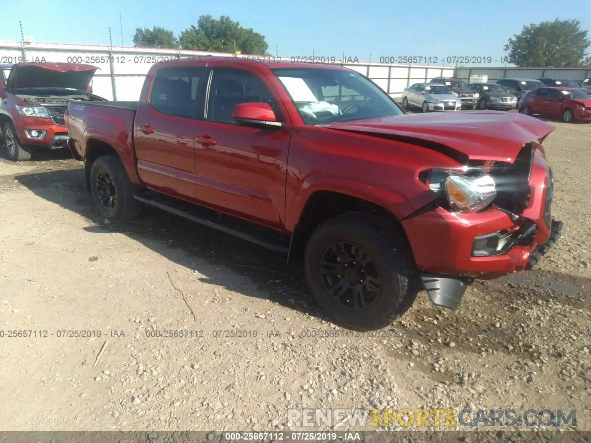 1 Photograph of a damaged car 5TFCZ5AN1KX168511 TOYOTA TACOMA 2019