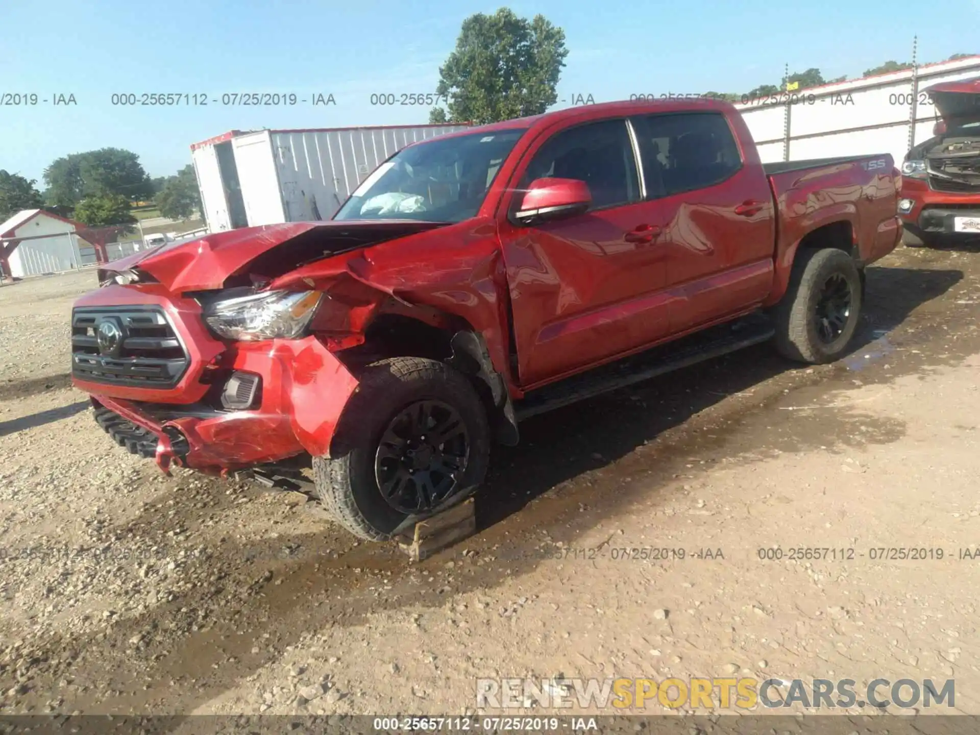 2 Photograph of a damaged car 5TFCZ5AN1KX168511 TOYOTA TACOMA 2019