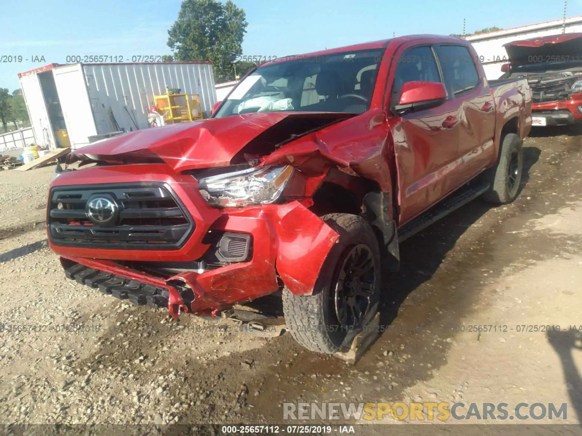 6 Photograph of a damaged car 5TFCZ5AN1KX168511 TOYOTA TACOMA 2019