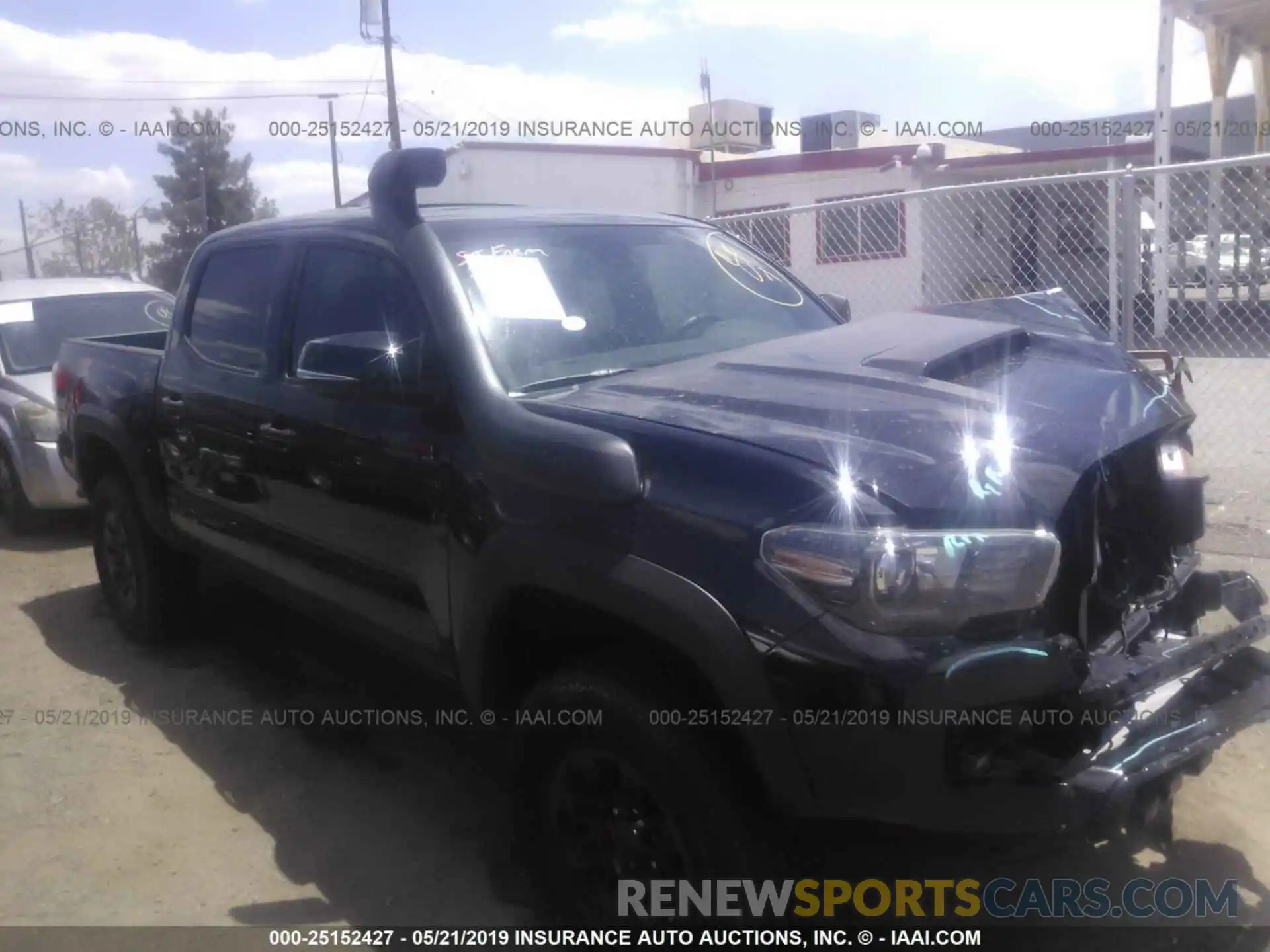 1 Photograph of a damaged car 5TFCZ5AN1KX174308 TOYOTA TACOMA 2019