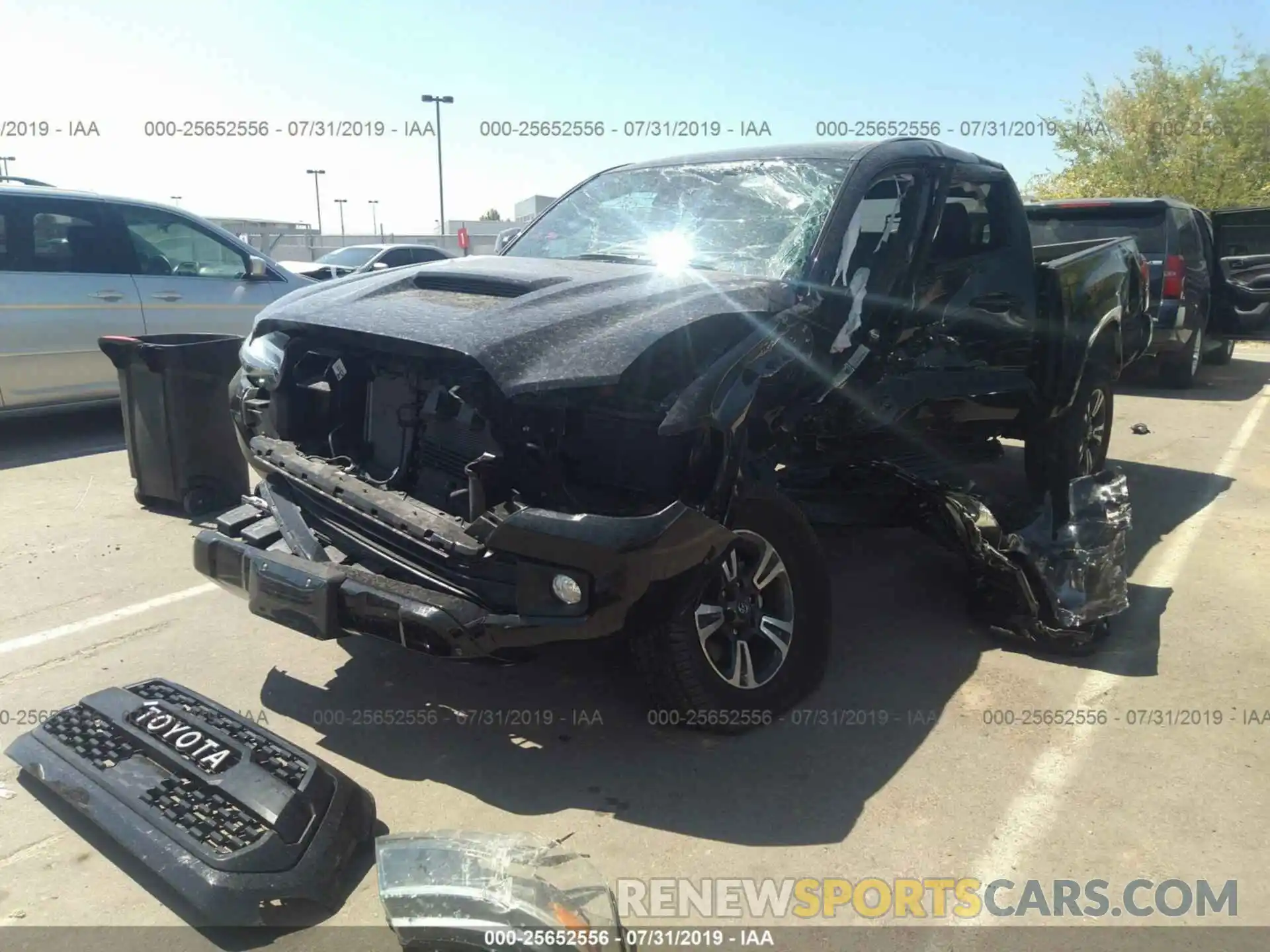 2 Photograph of a damaged car 5TFCZ5AN1KX178214 TOYOTA TACOMA 2019