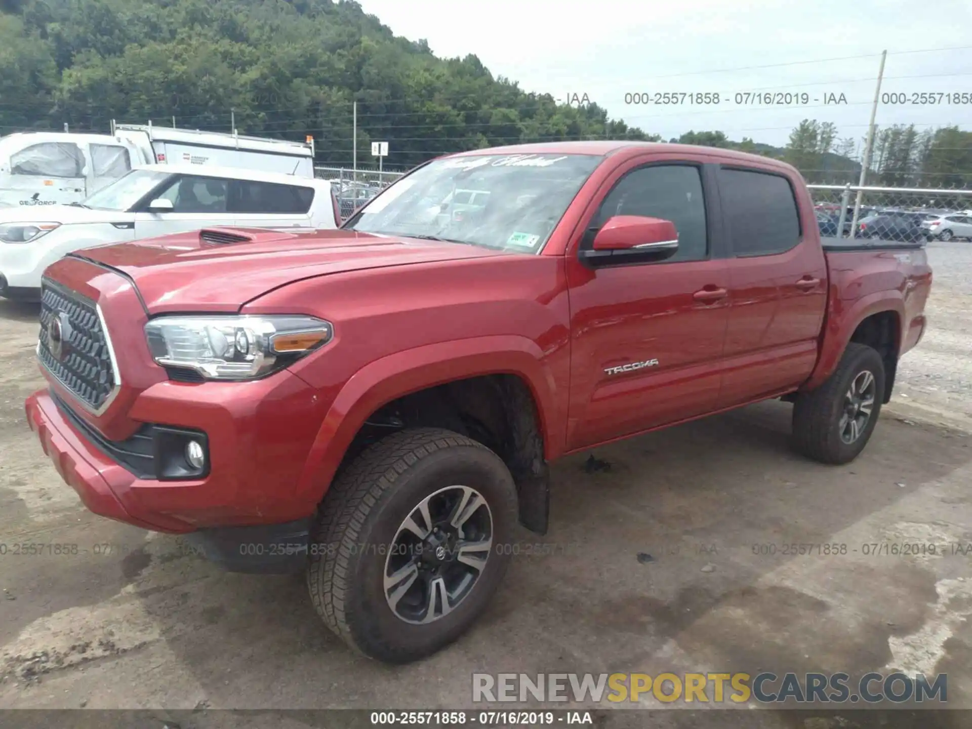 2 Photograph of a damaged car 5TFCZ5AN1KX181923 TOYOTA TACOMA 2019