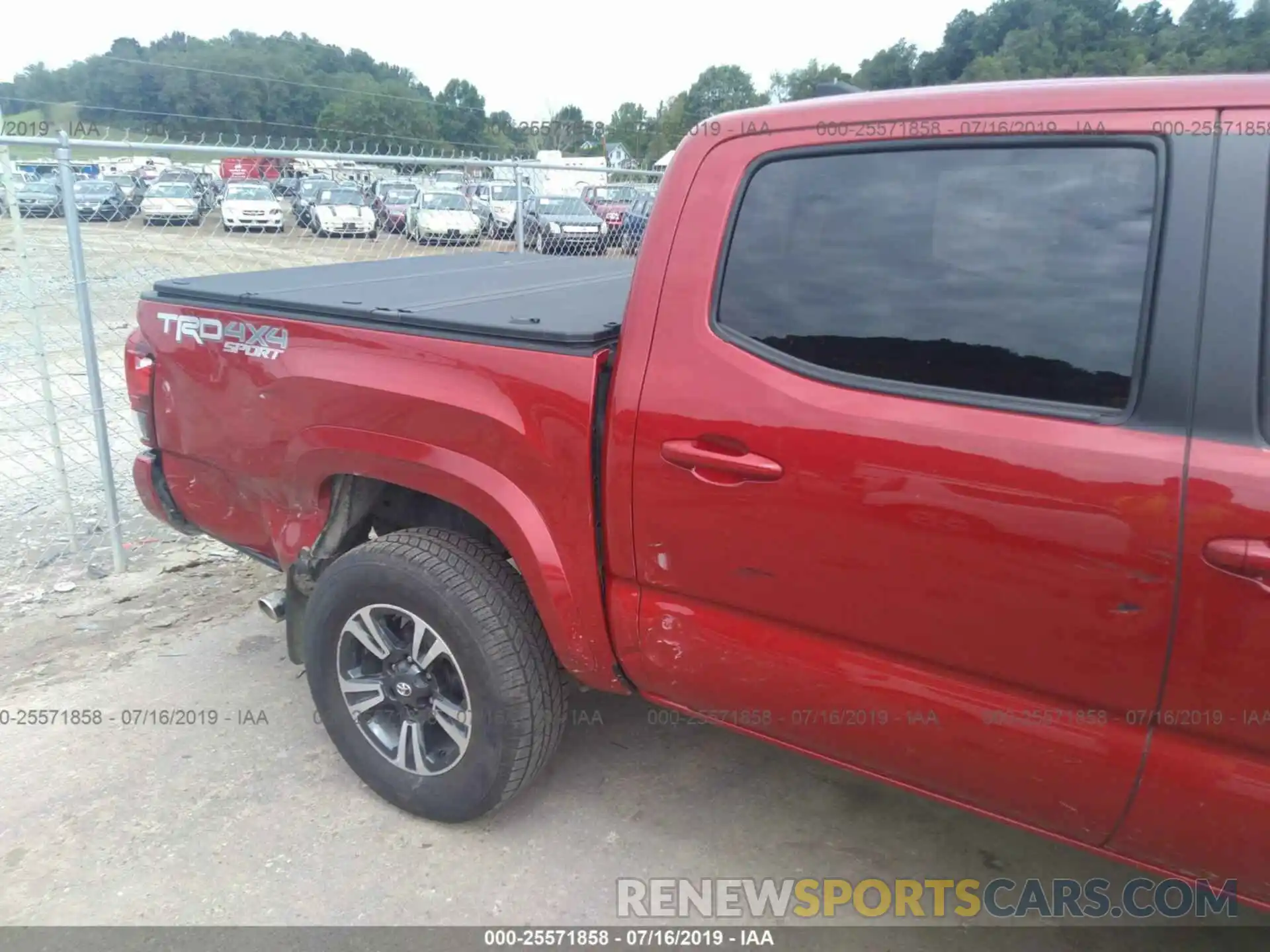 6 Photograph of a damaged car 5TFCZ5AN1KX181923 TOYOTA TACOMA 2019