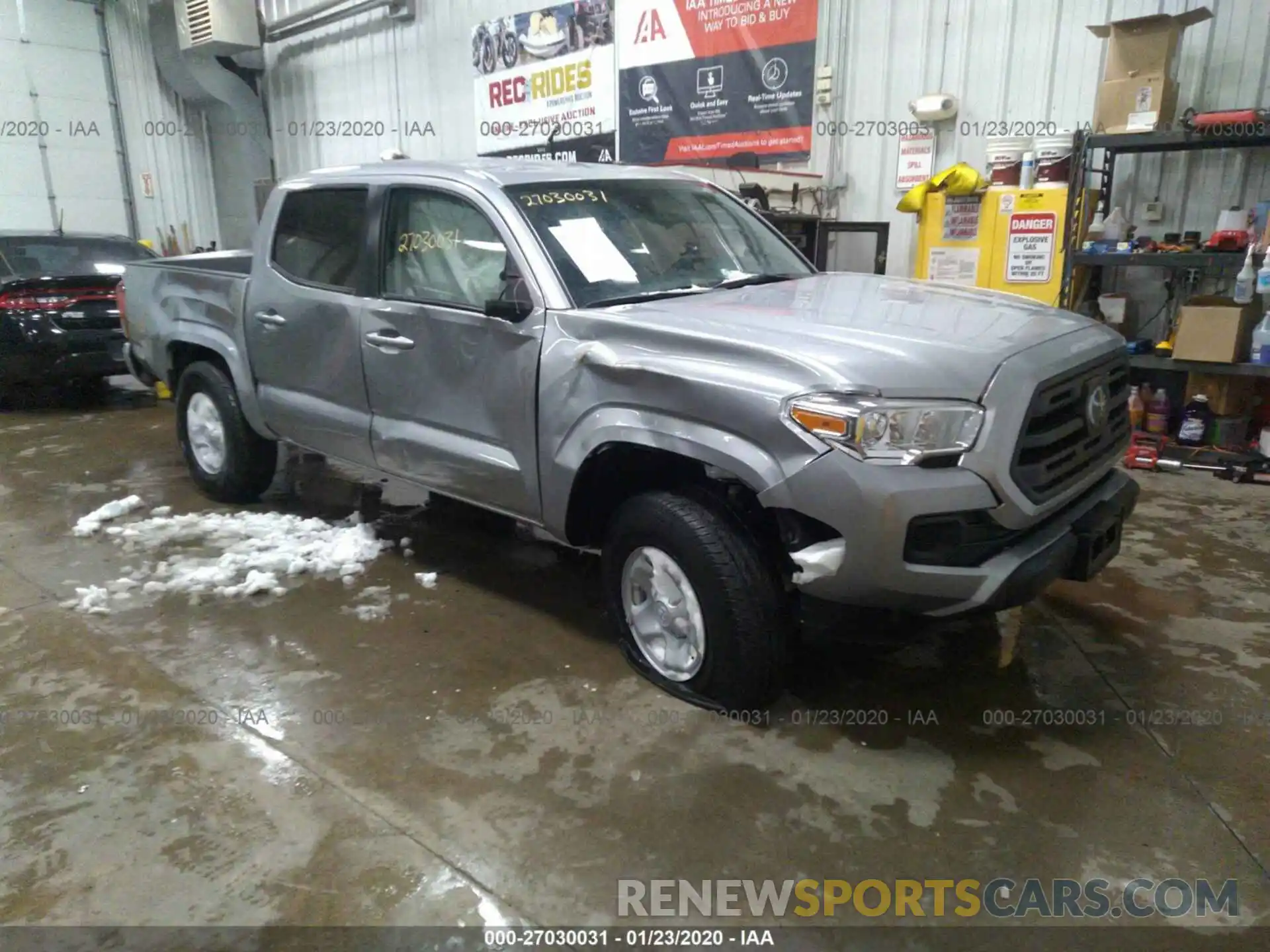 1 Photograph of a damaged car 5TFCZ5AN1KX184479 TOYOTA TACOMA 2019