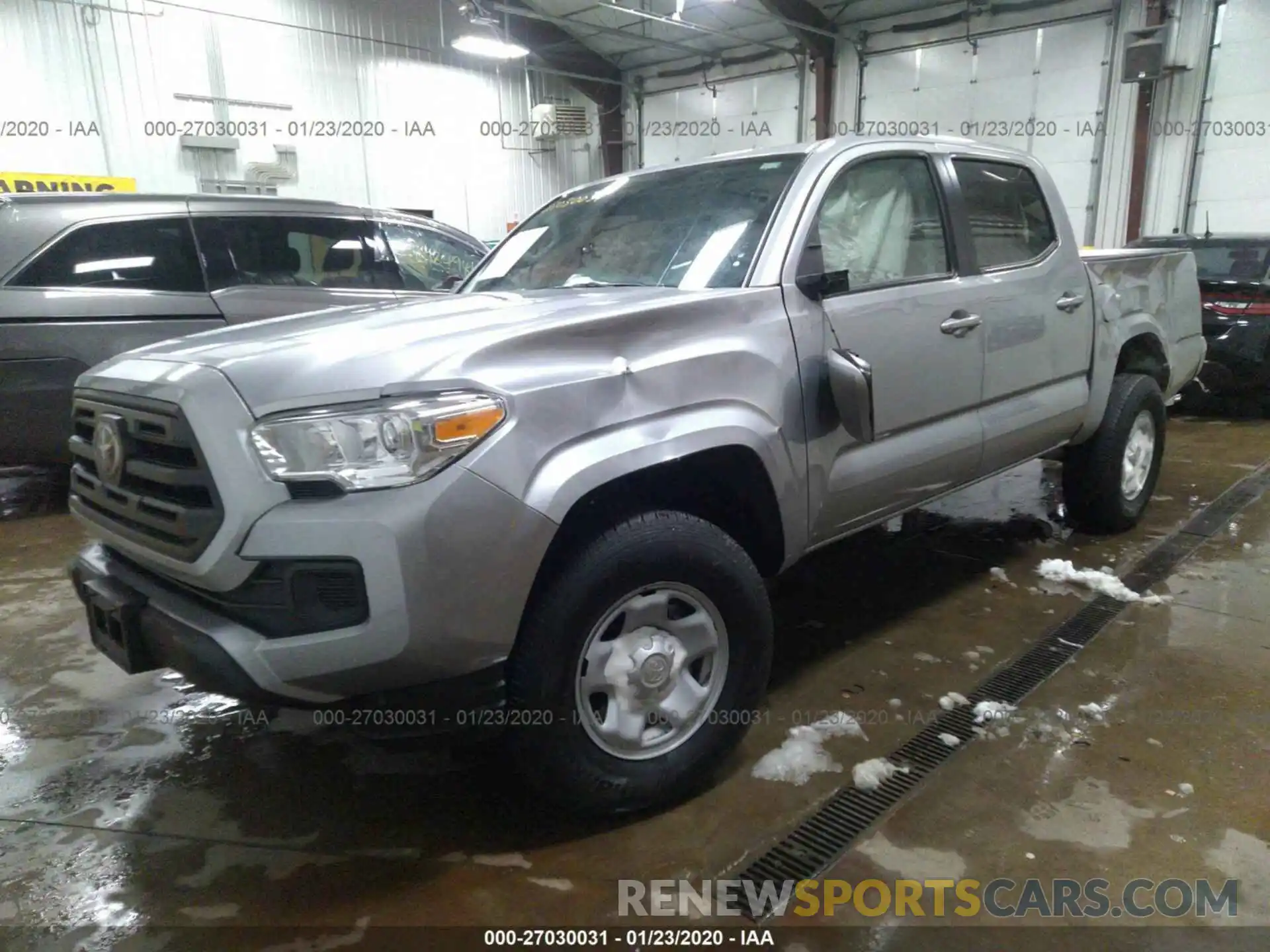 2 Photograph of a damaged car 5TFCZ5AN1KX184479 TOYOTA TACOMA 2019