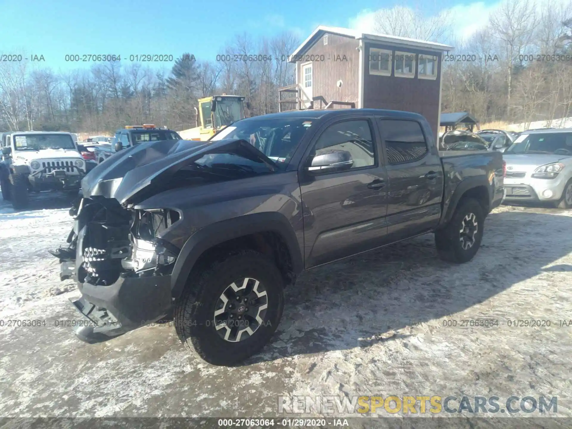 2 Фотография поврежденного автомобиля 5TFCZ5AN1KX193571 TOYOTA TACOMA 2019