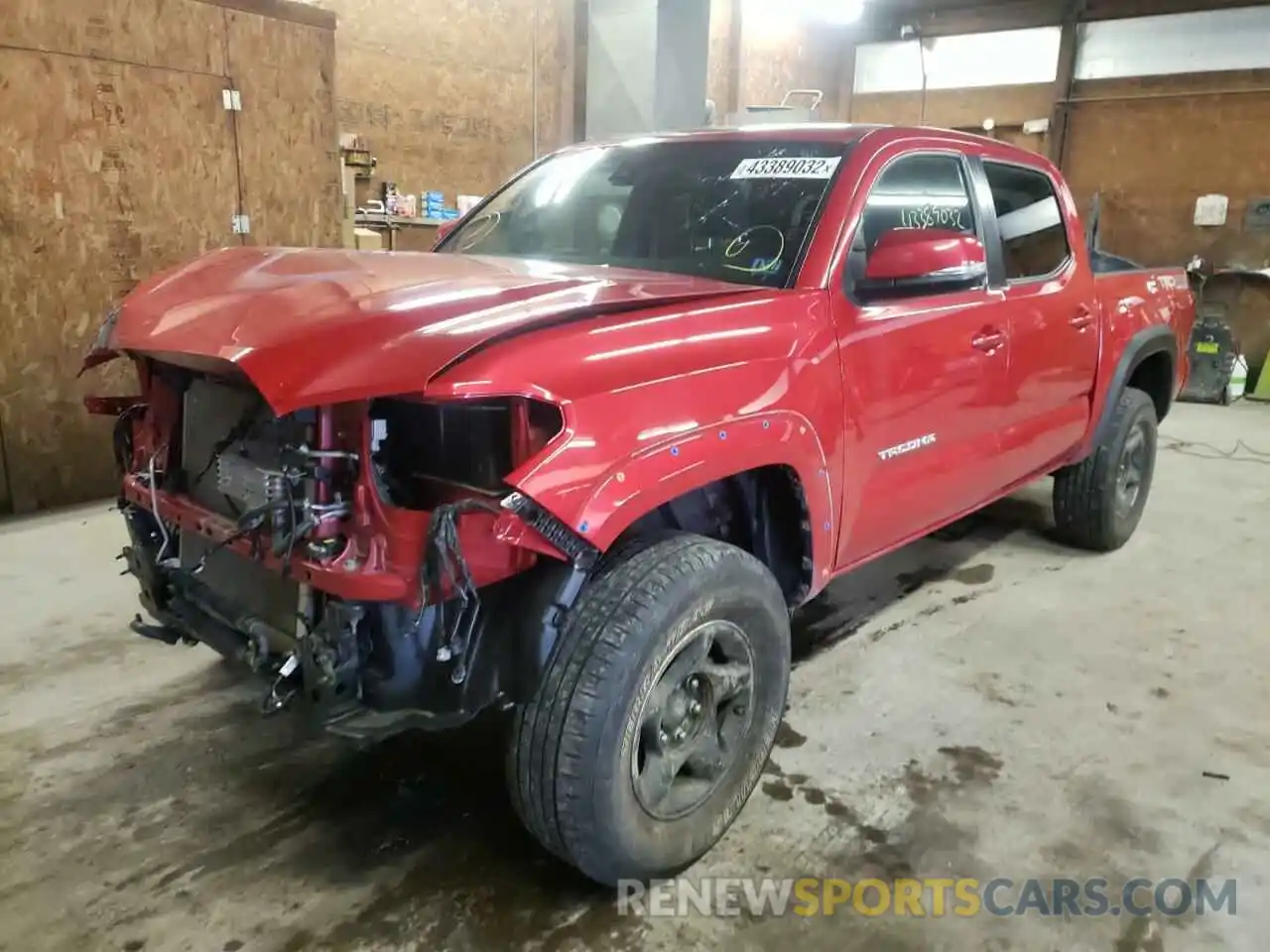 2 Photograph of a damaged car 5TFCZ5AN1KX195398 TOYOTA TACOMA 2019