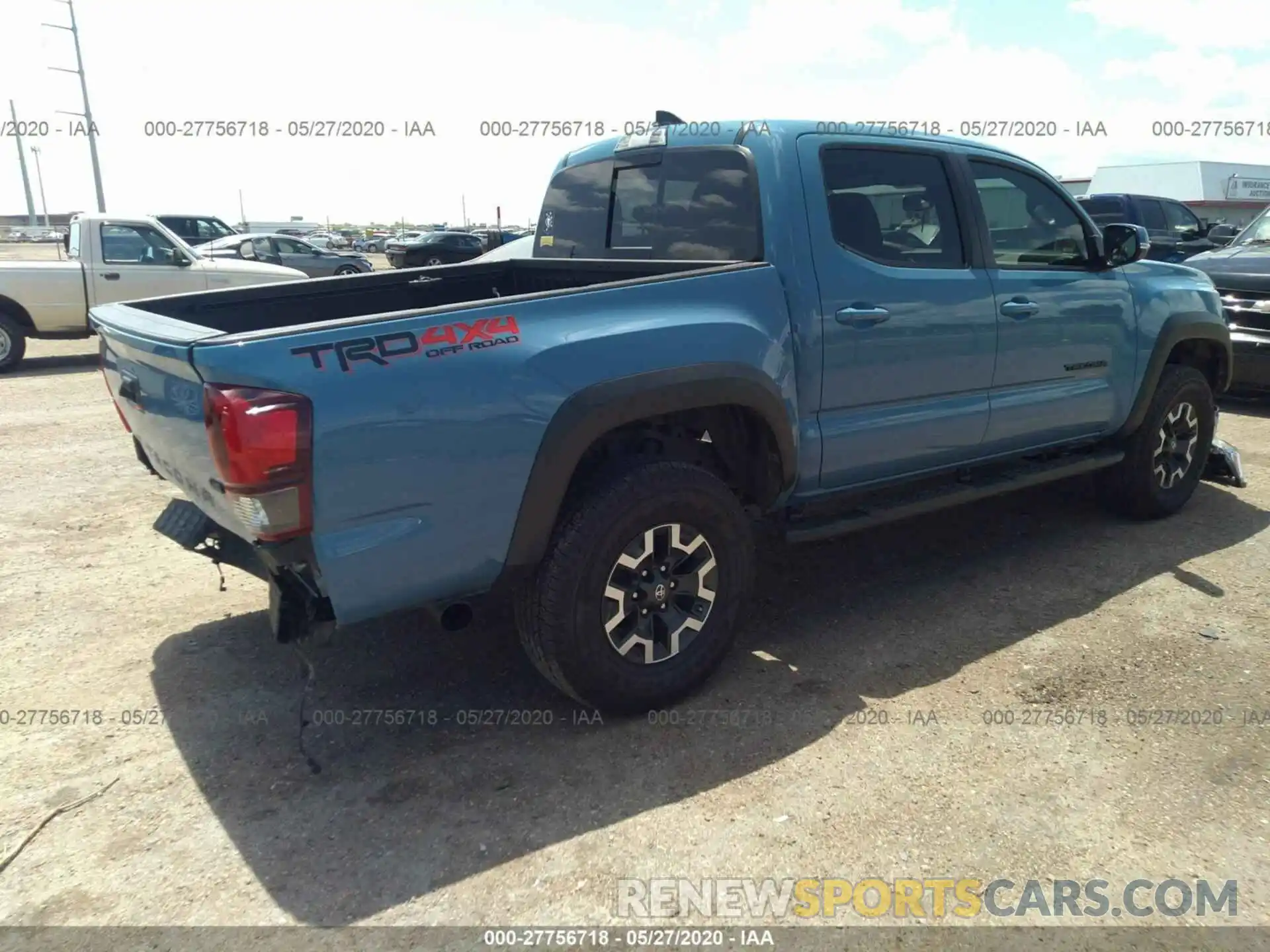 4 Photograph of a damaged car 5TFCZ5AN1KX195854 TOYOTA TACOMA 2019