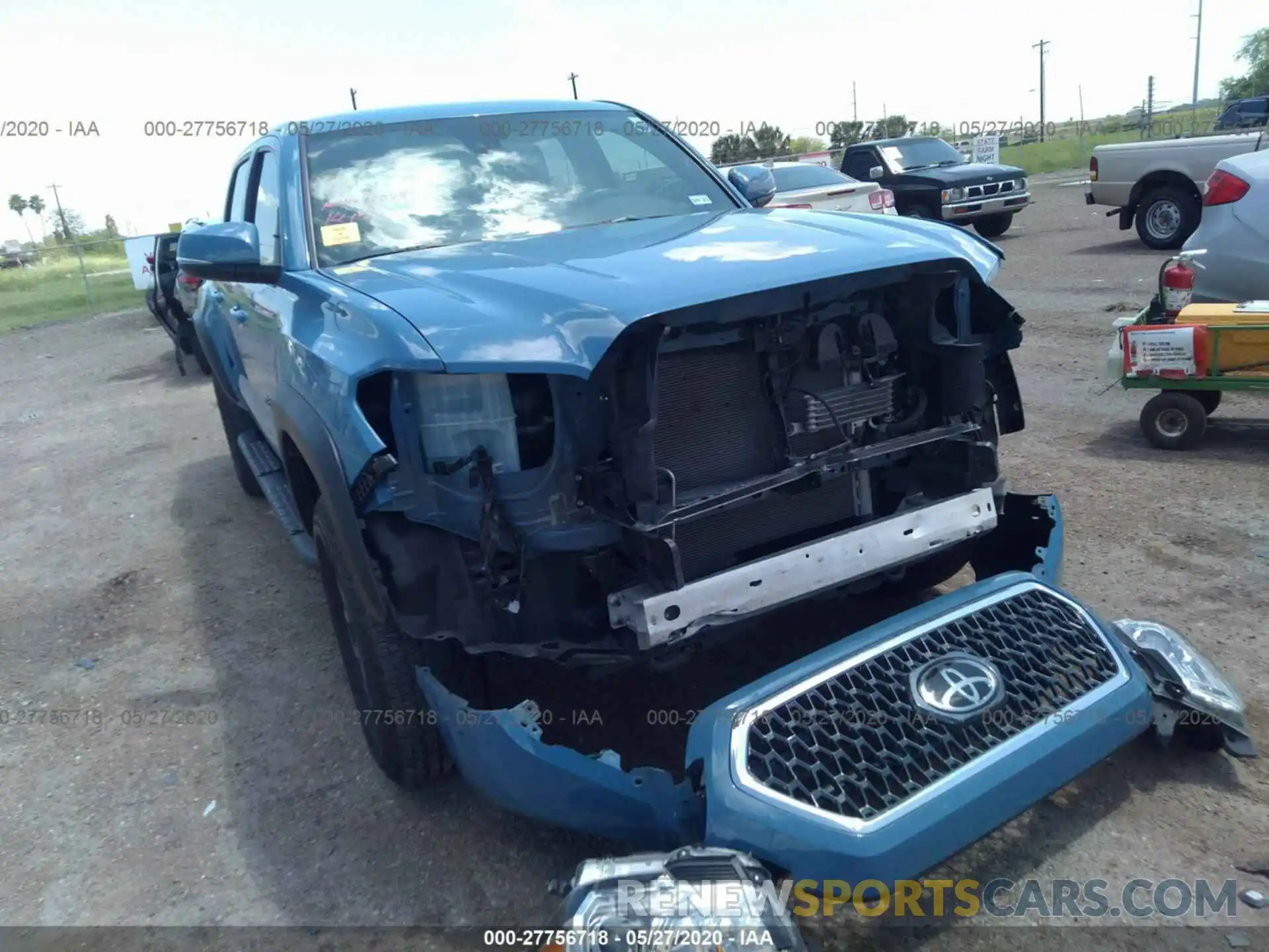 6 Photograph of a damaged car 5TFCZ5AN1KX195854 TOYOTA TACOMA 2019