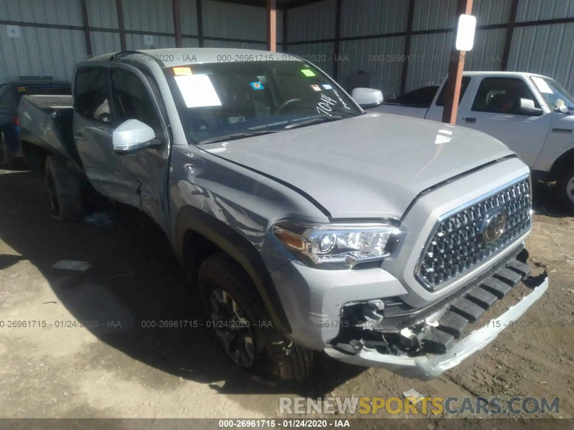 1 Photograph of a damaged car 5TFCZ5AN1KX196728 TOYOTA TACOMA 2019