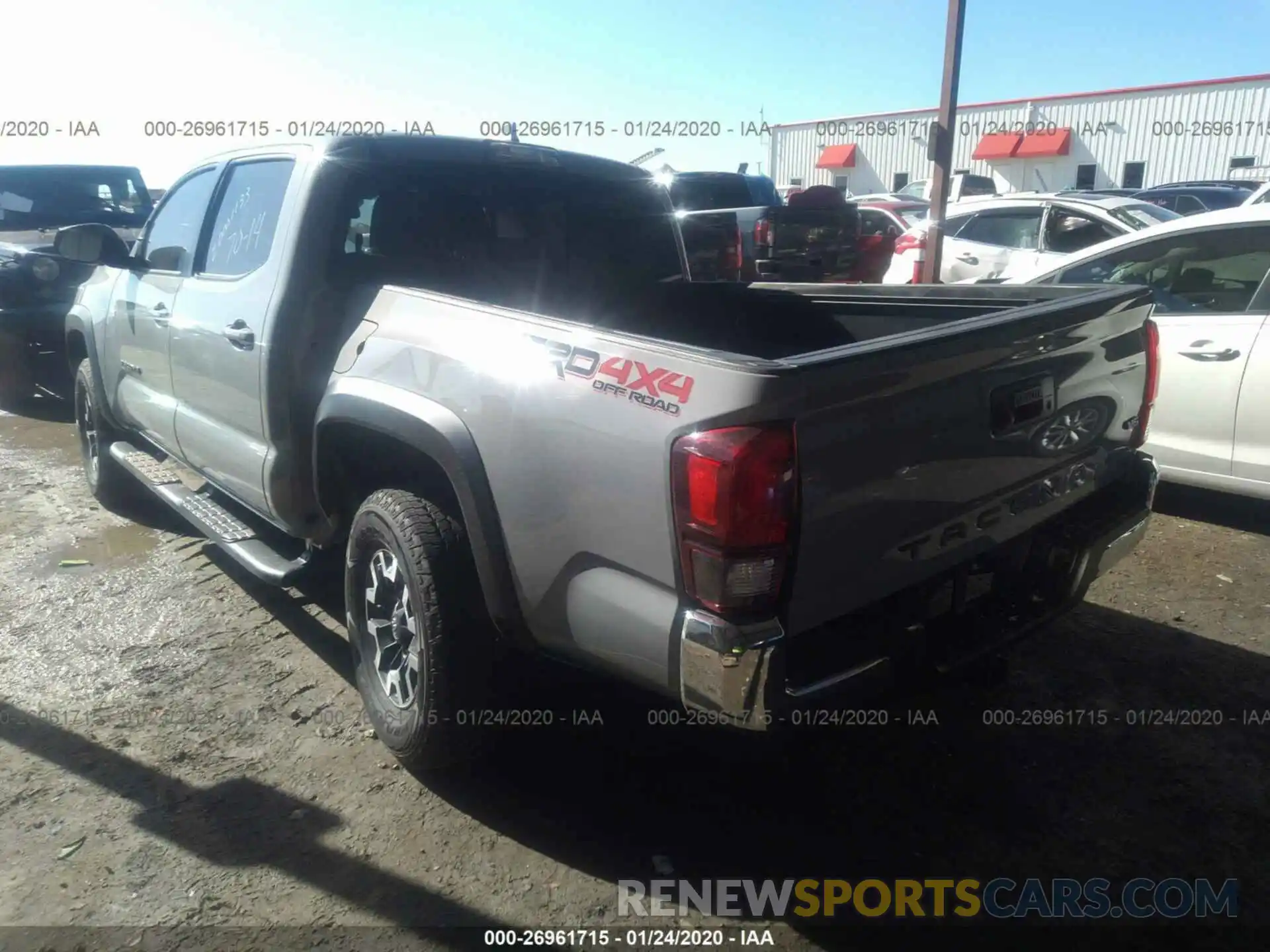 3 Photograph of a damaged car 5TFCZ5AN1KX196728 TOYOTA TACOMA 2019